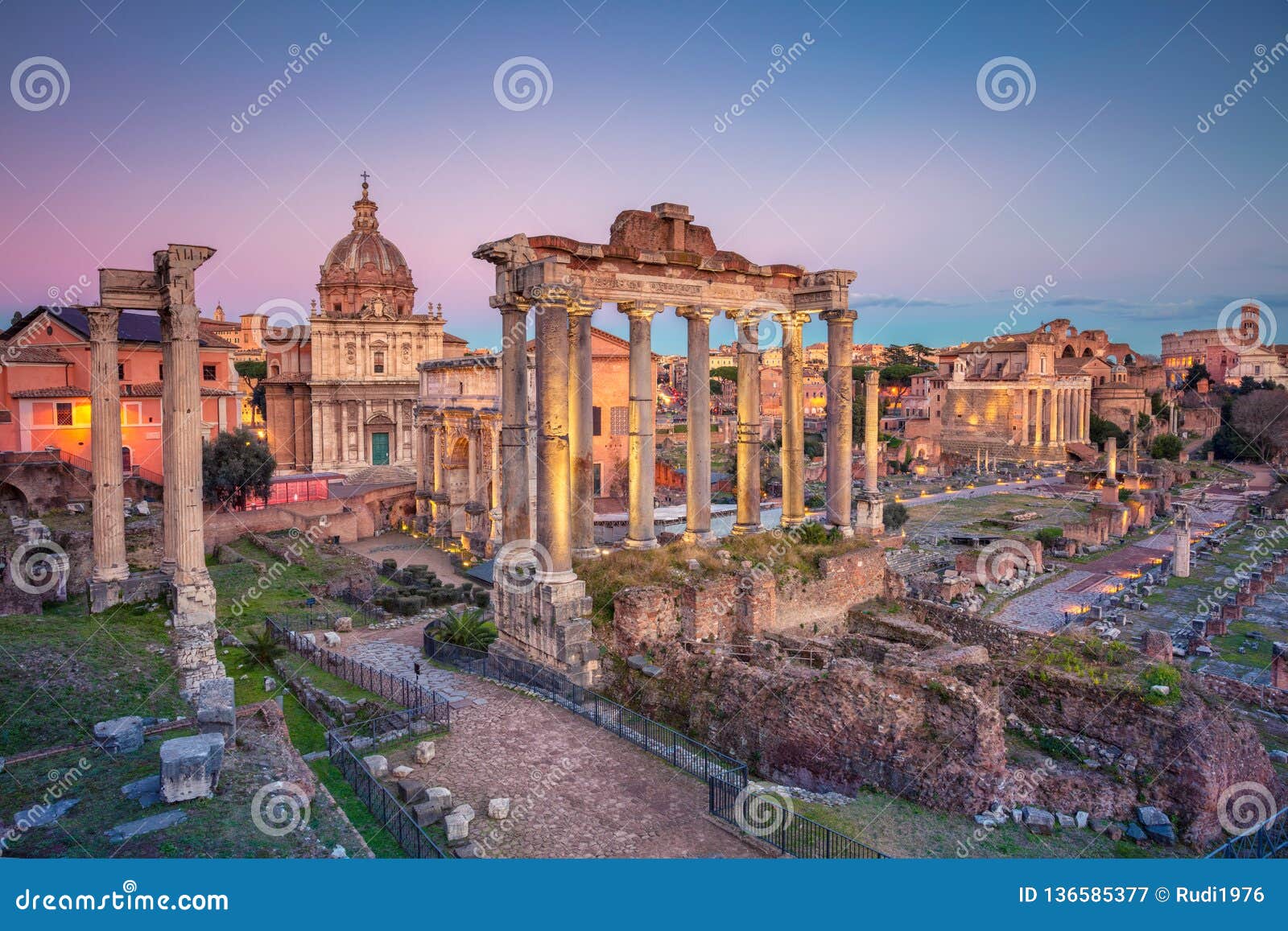 roman forum, rome.