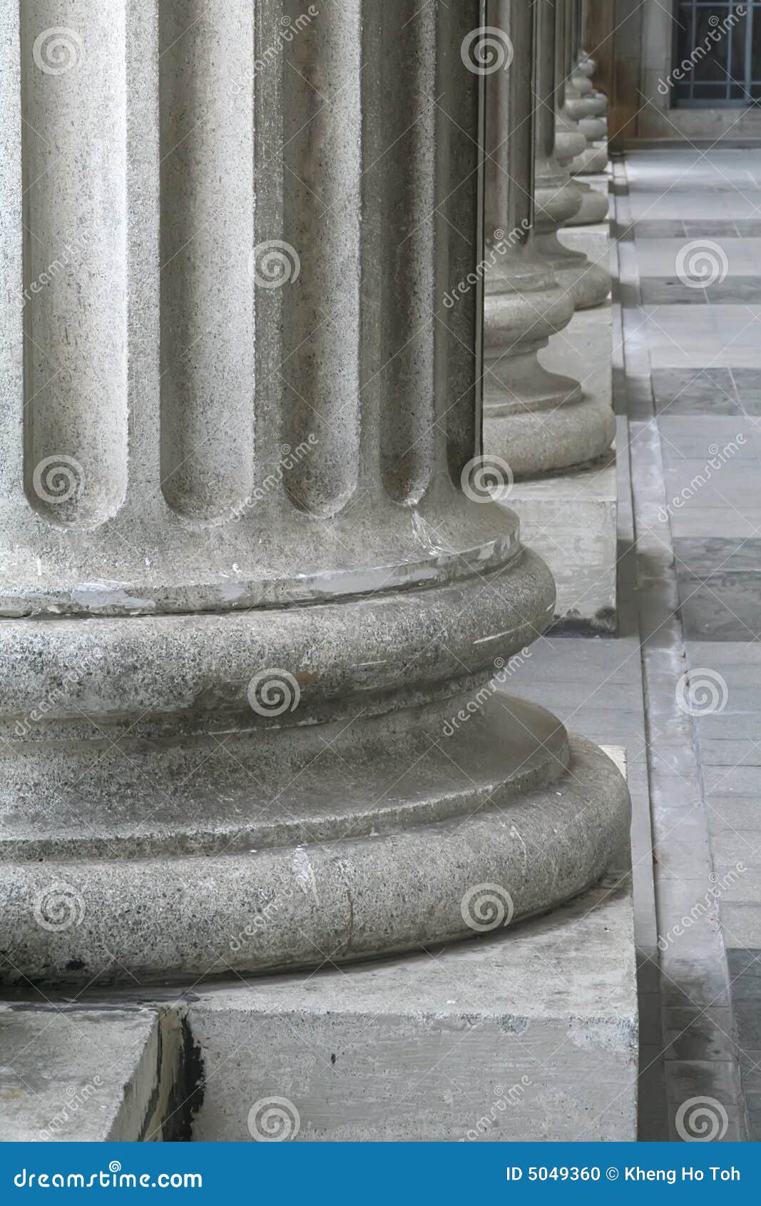 Roman Greek Architecture Design in Pillars or Colu Stock Photo Image