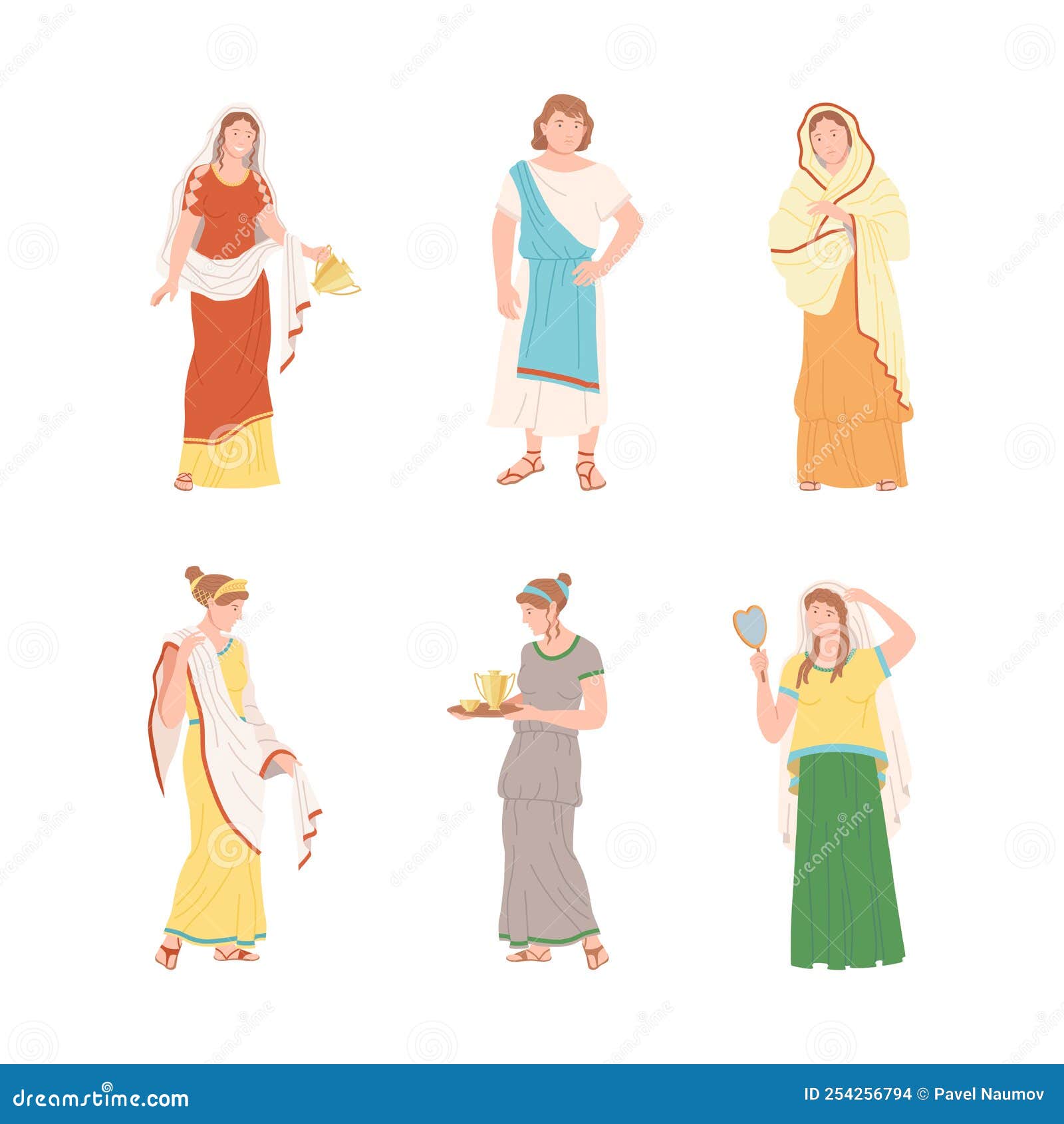 Roman People Characters As Cultural Ethnicity from Classical Antiquity ...