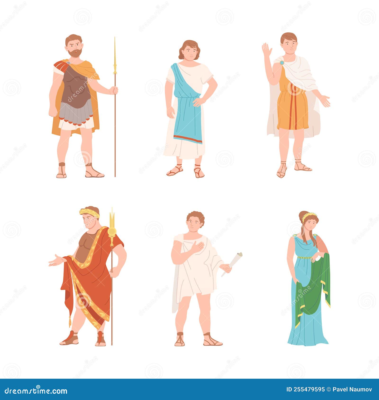 Roman People Characters As Cultural Ethnicity from Classical Antiquity ...