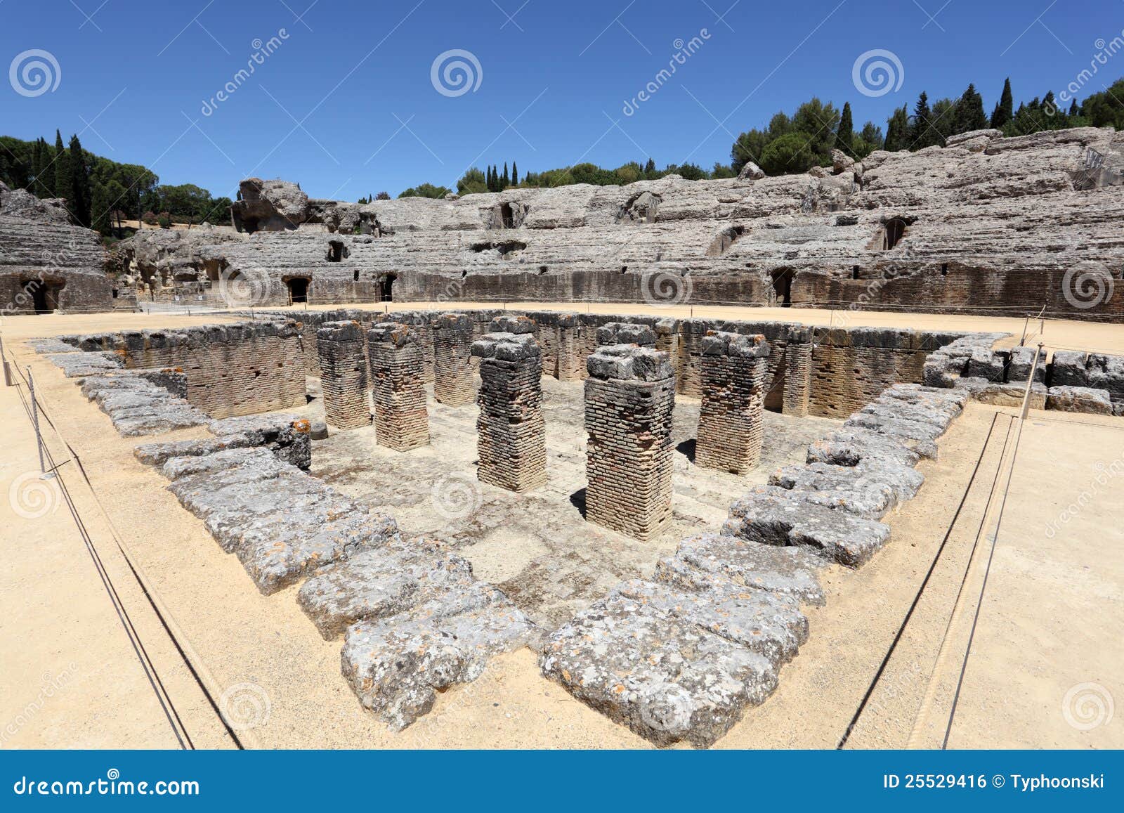 Roman ruin Italica. Spain stock photo. Image of spanish 25529416