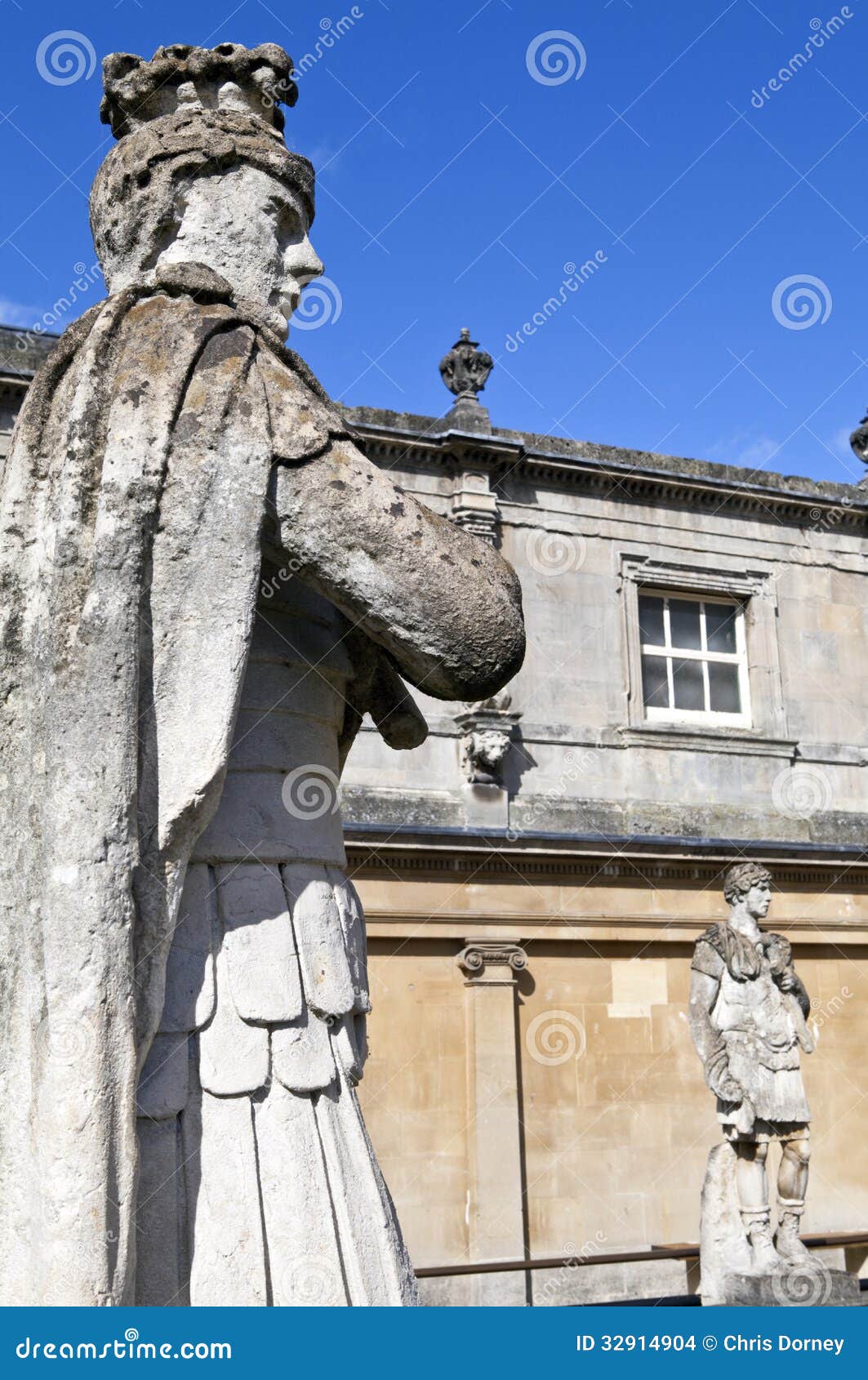 Roman Statues at the Roman Baths Stock Photo Image of britain