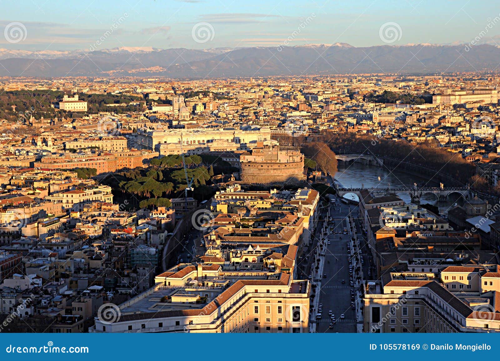 Roman sunset stock image. Image of sant, monuments, capital 105578169