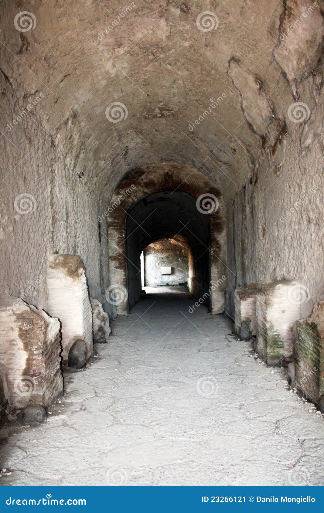 Roman tunnel stock image. Image of travel, tourism, pompeii 23266121