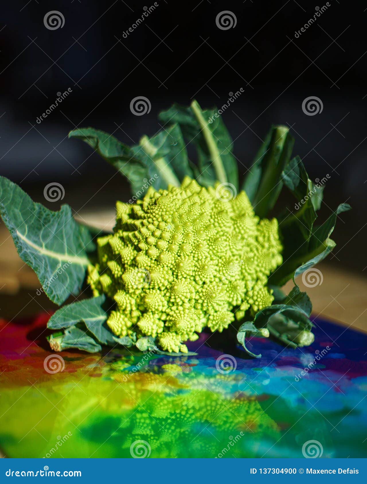 Romanesco broccoli stock photo. Image of nutrition, eating 137304900