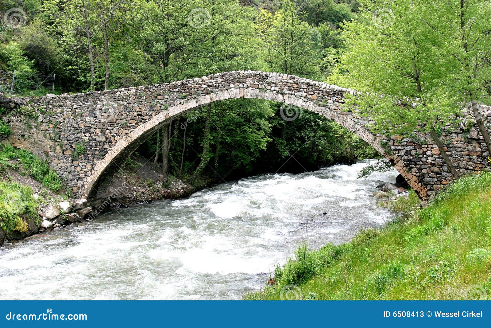 a romanesque bridge in andorra