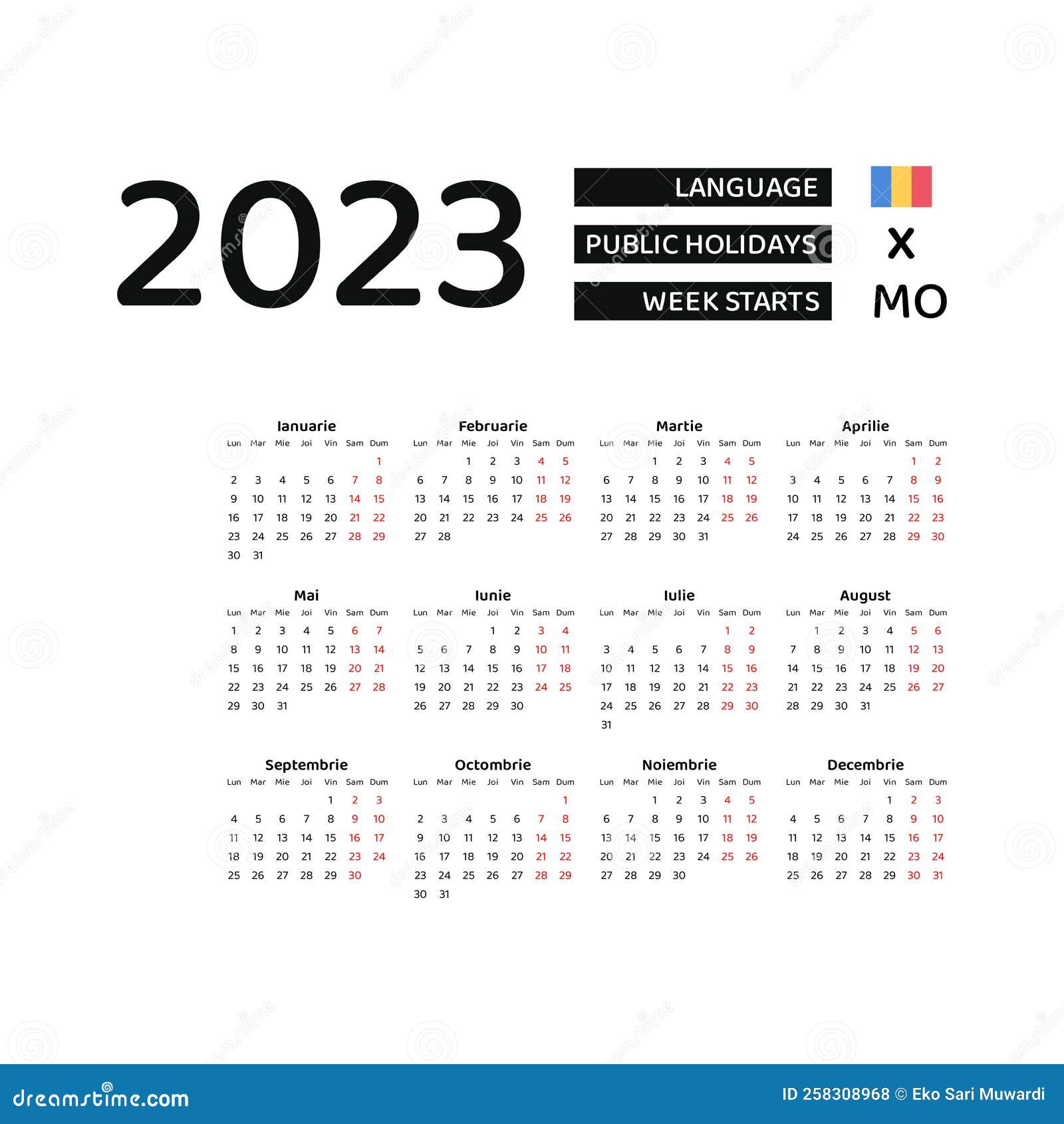 Calendar 2023 Pdf Romanesc Get Calendar 2023 Update