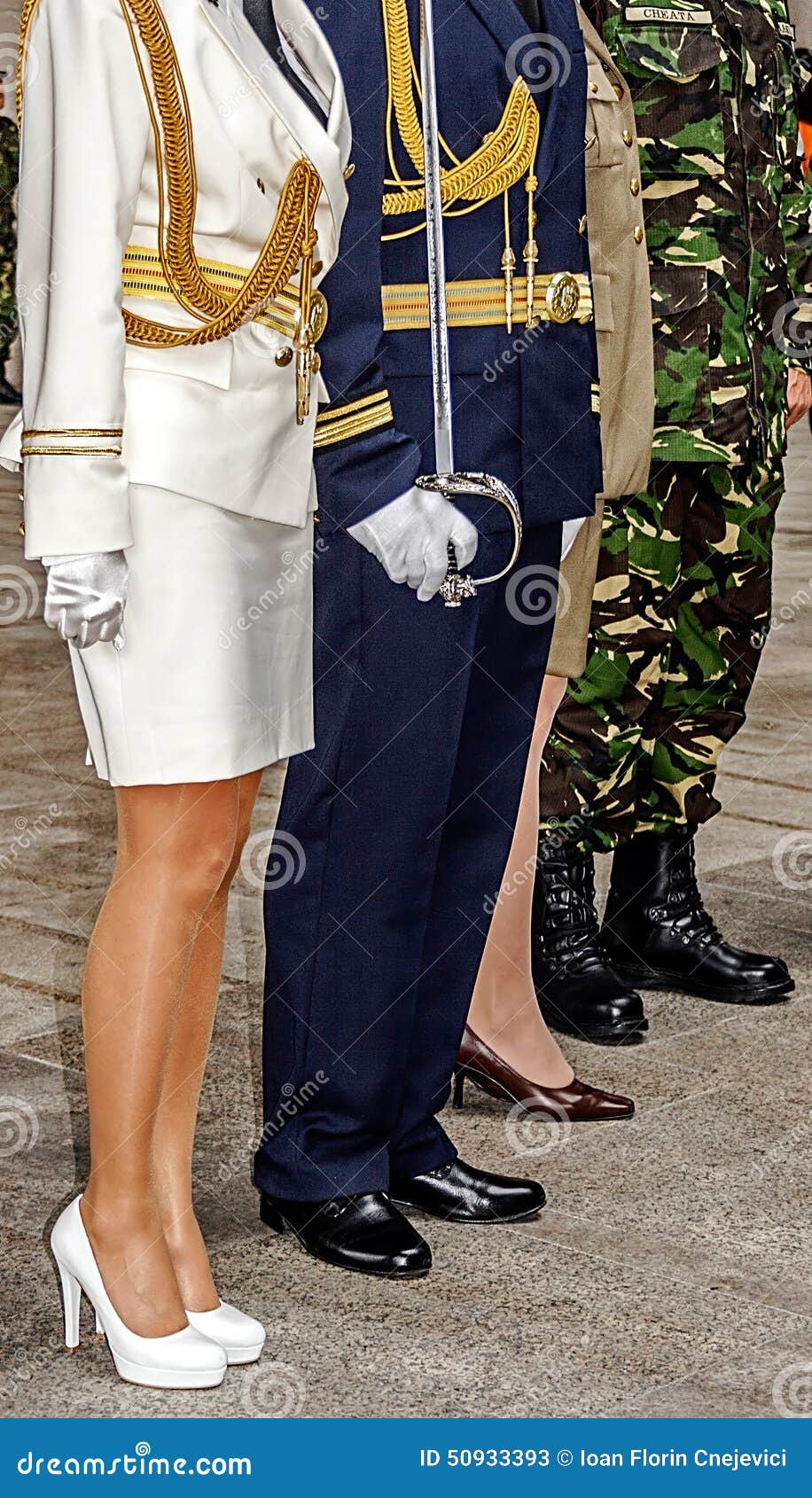 Romanian Military Uniforms 2 Editorial Stock Photo - Image of serve, armed:  50933393