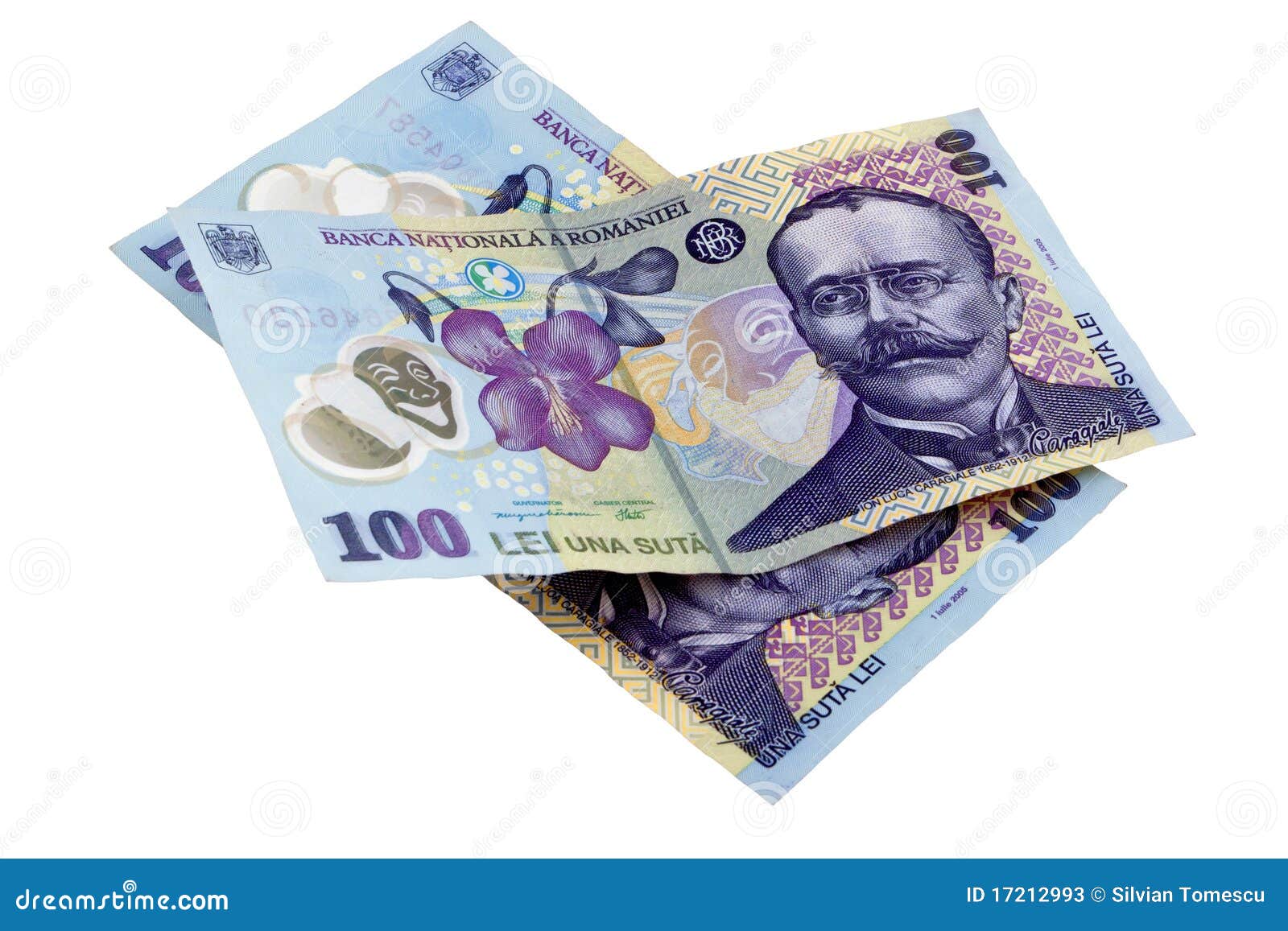 romanian 100 lei banknotes