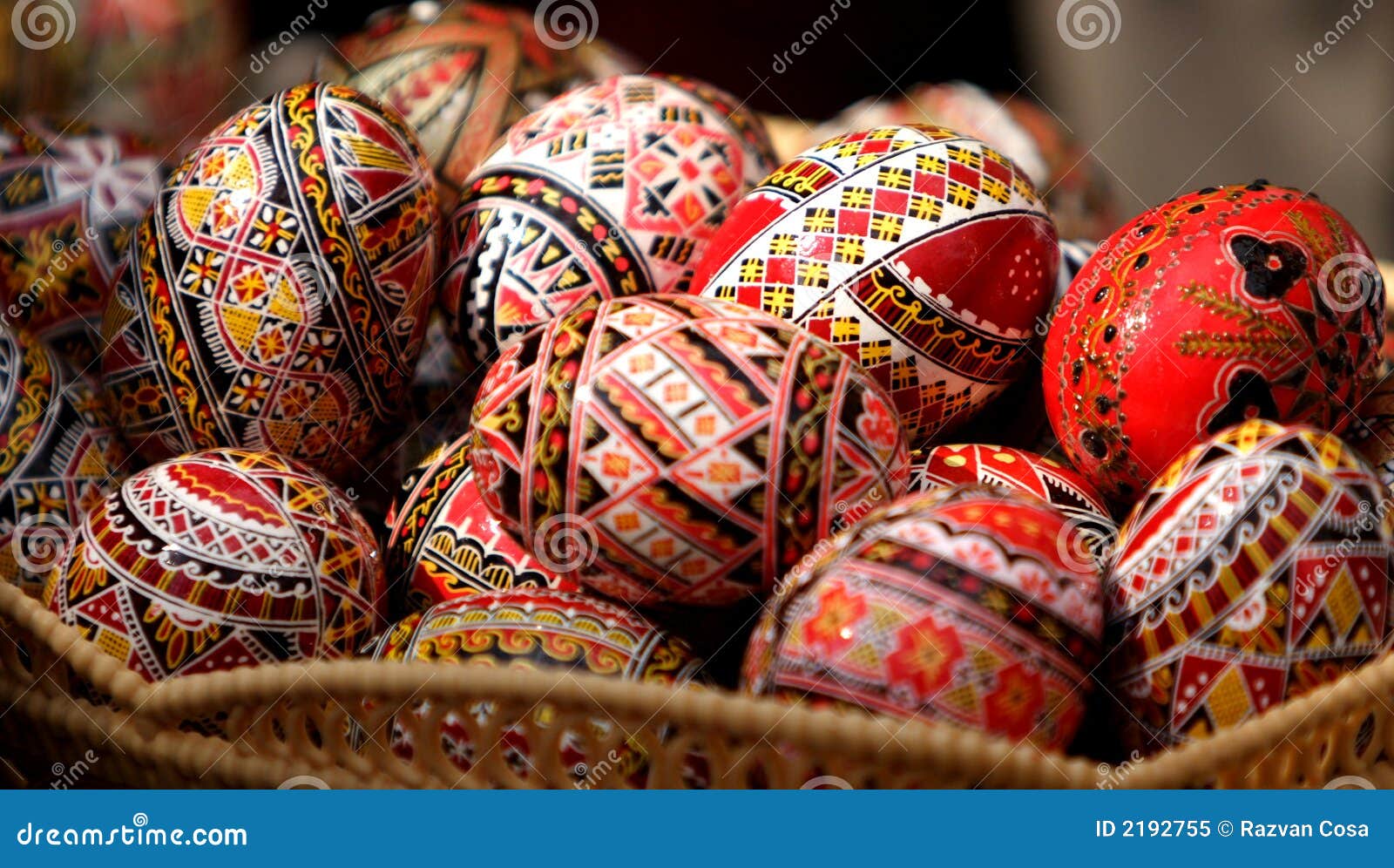 Romanian Painted Easter Eggs Stock Image Image of gold, easter 2192755