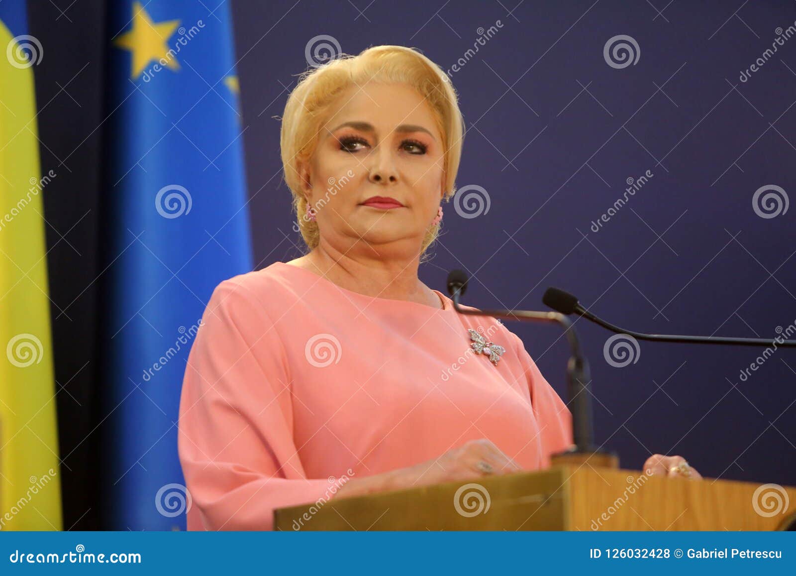 Romanian Prime Minister Viorica Dancila Editorial Stock Photo - Image of  politics, financial: 126032428