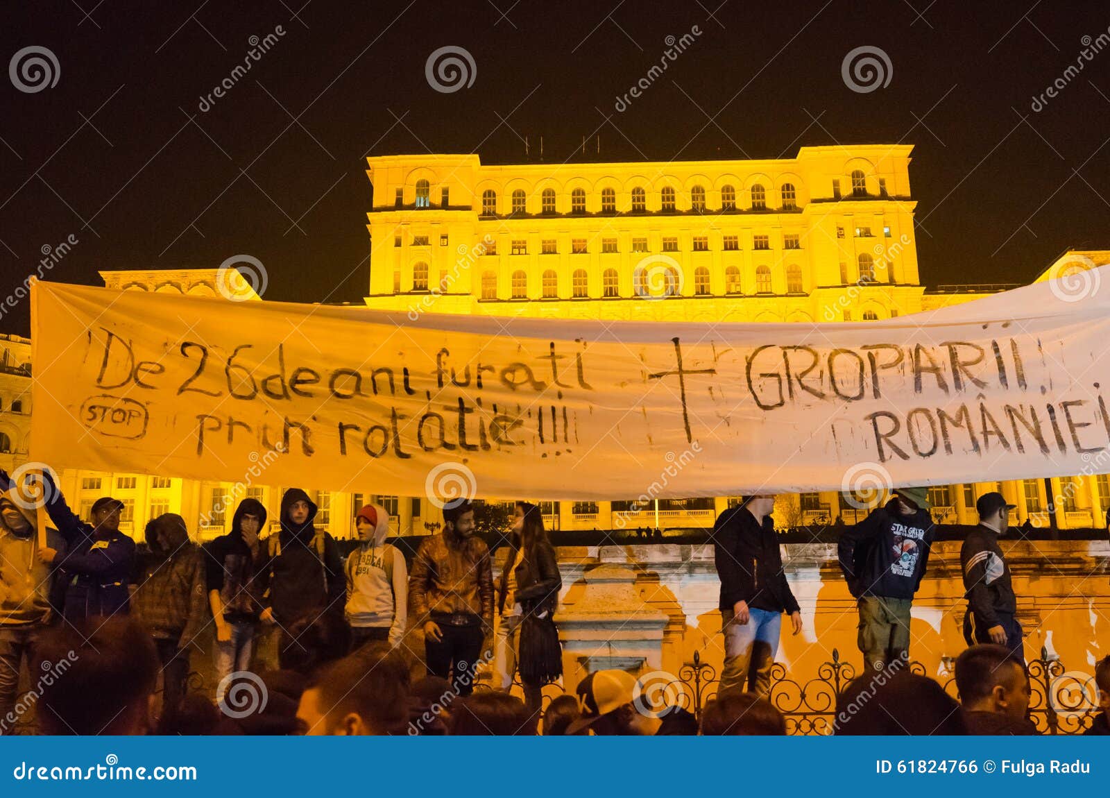 Romanian Protest 04/11/2015 Editorial Photo - Image of abusive ...