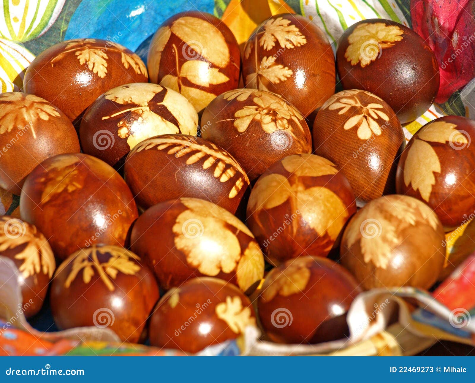 Romanian Traditional Easter Eggs Stock Image Image of folk, painted