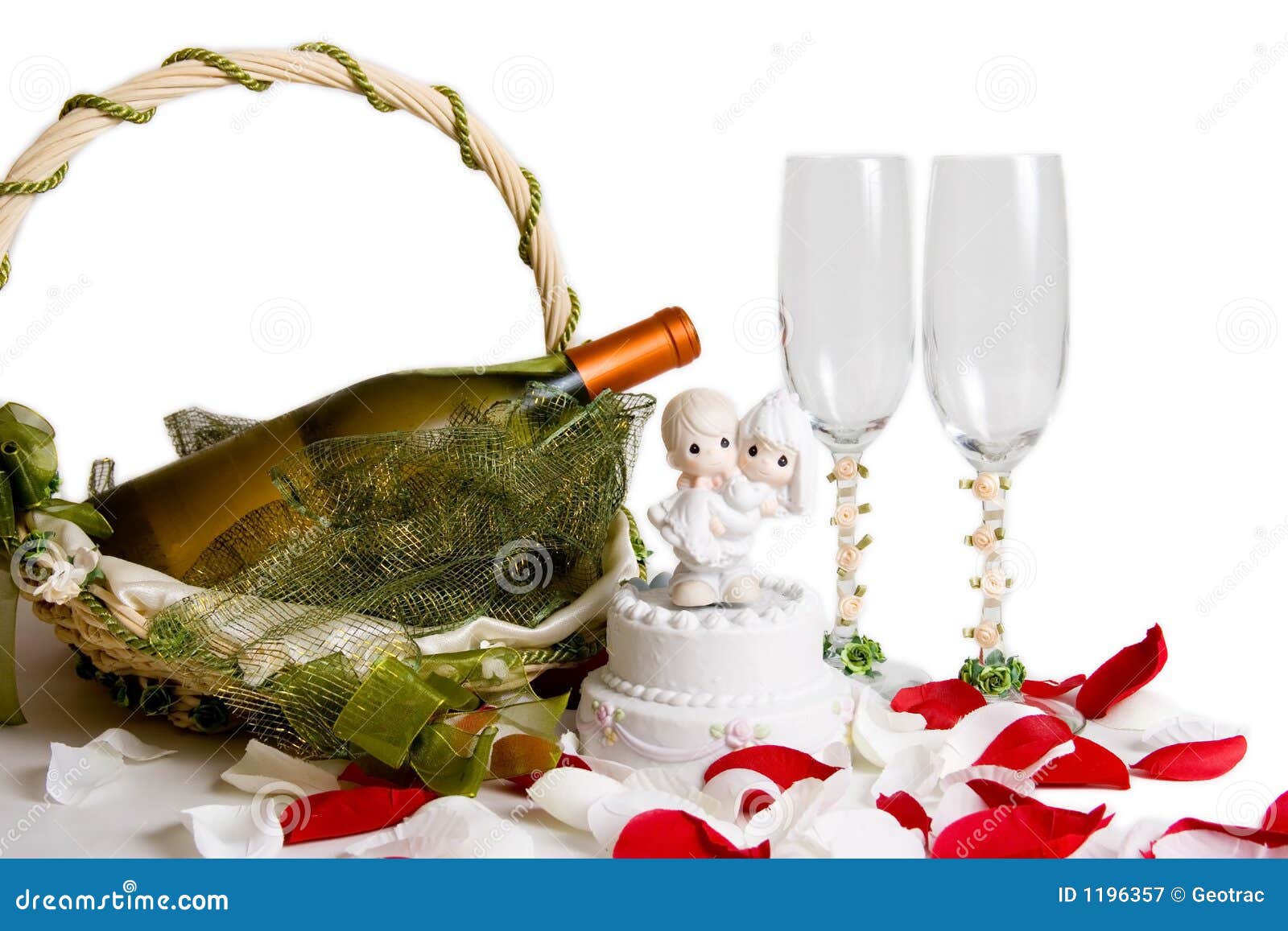 Romantic accessories stock image. Image of basket, petals 1196357