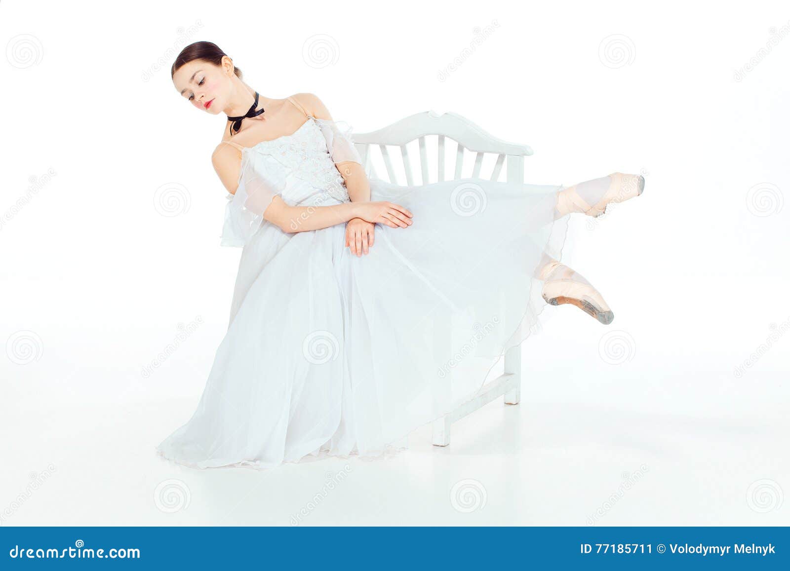 Romantic Beauty. Retro Style Ballerinas Stock Image - Image of model ...