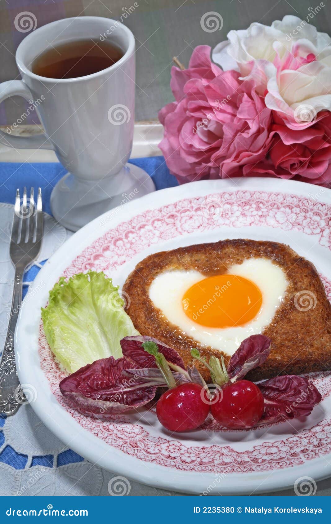 stock photo romantic breakfast with stock photo romantic breakfast with