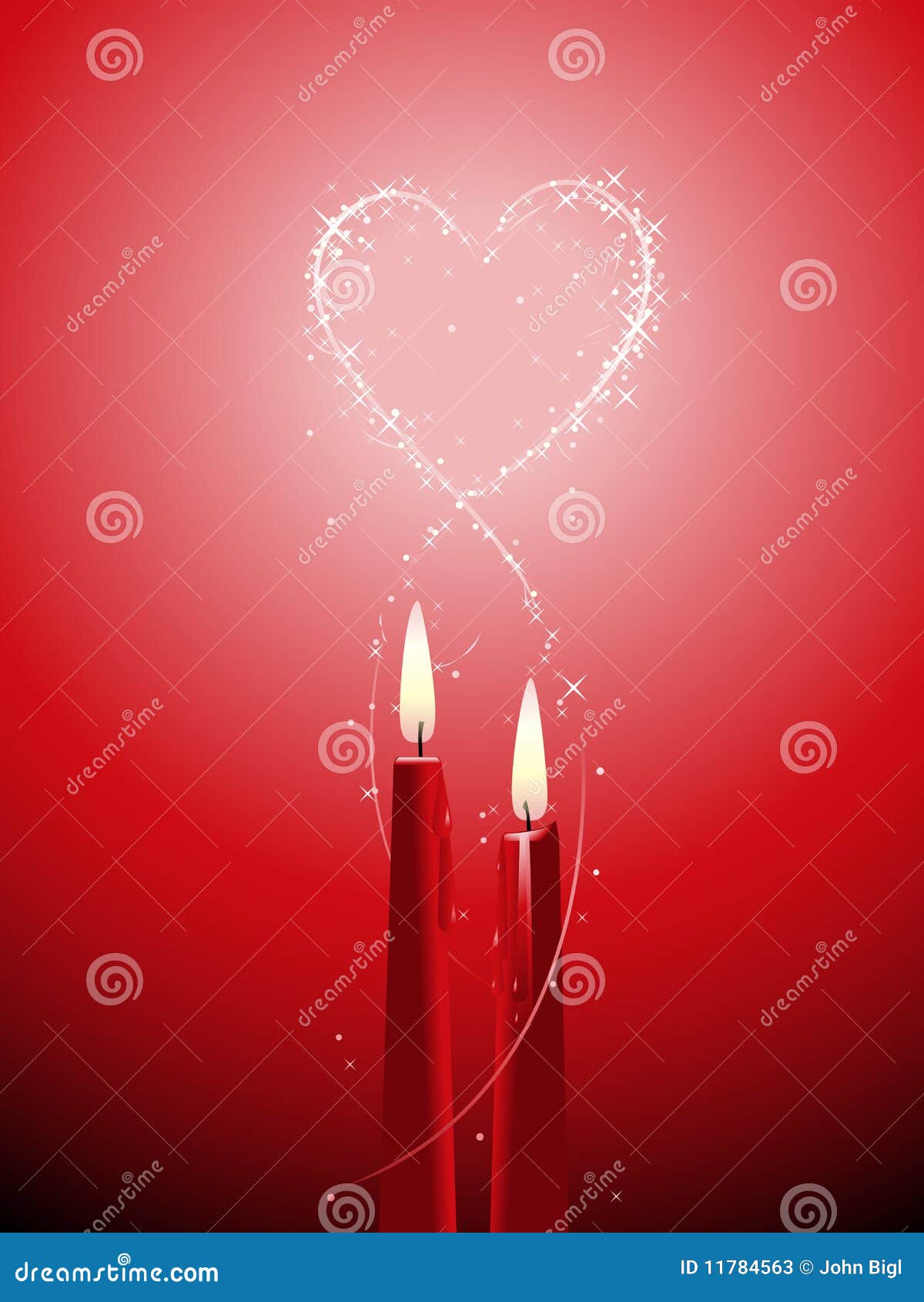 Romantic candle background stock vector. Illustration of love 11784563