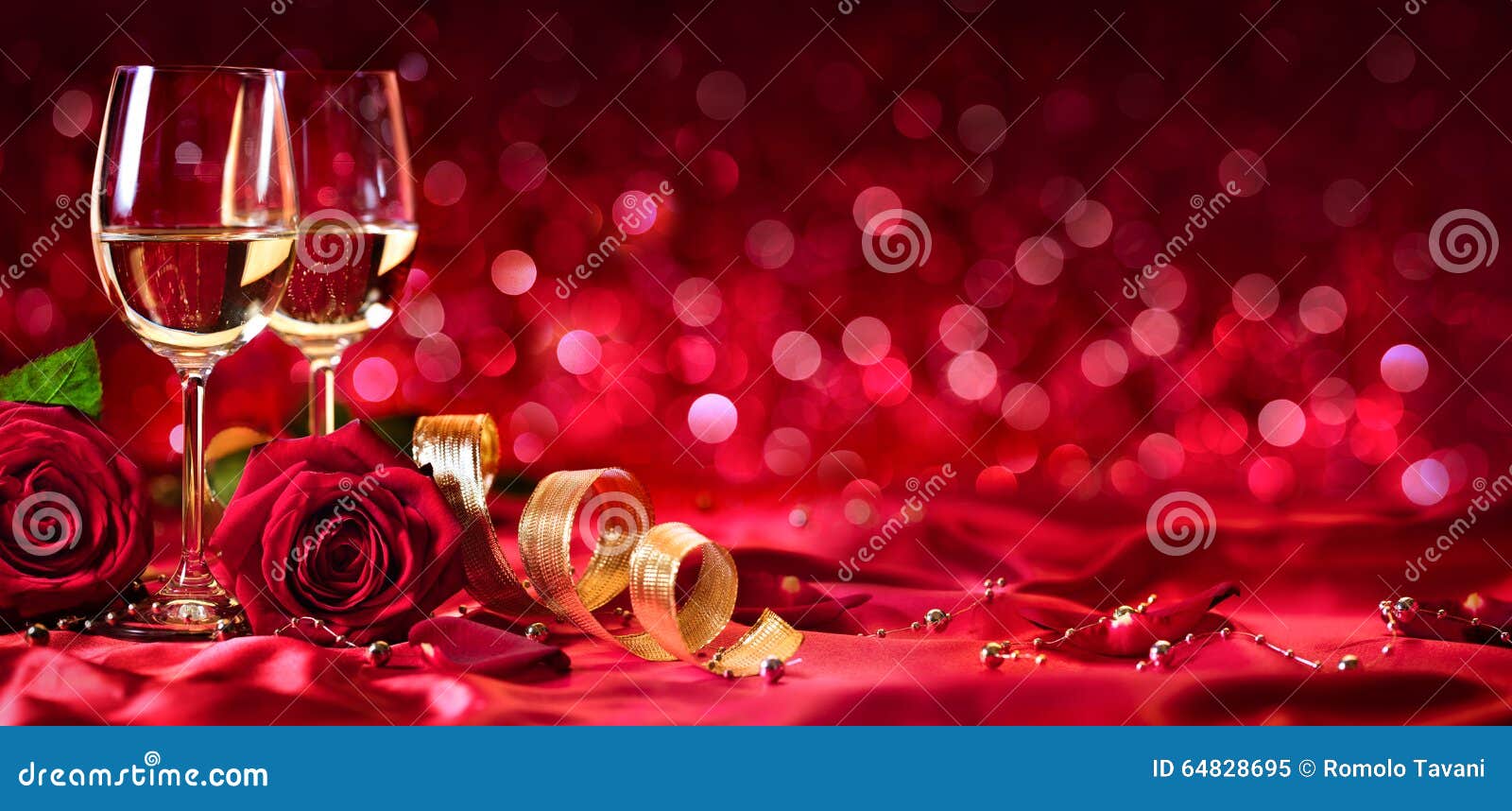 romantic celebration of valentines day