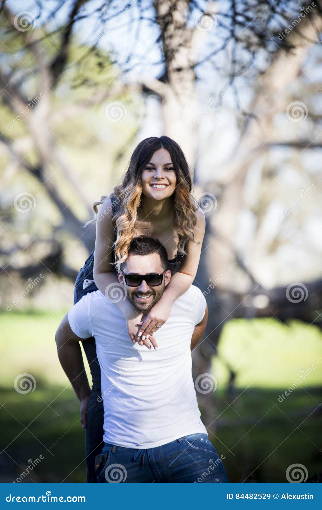 Young african couple pose for holiday selfie in city Stock Photo - Alamy