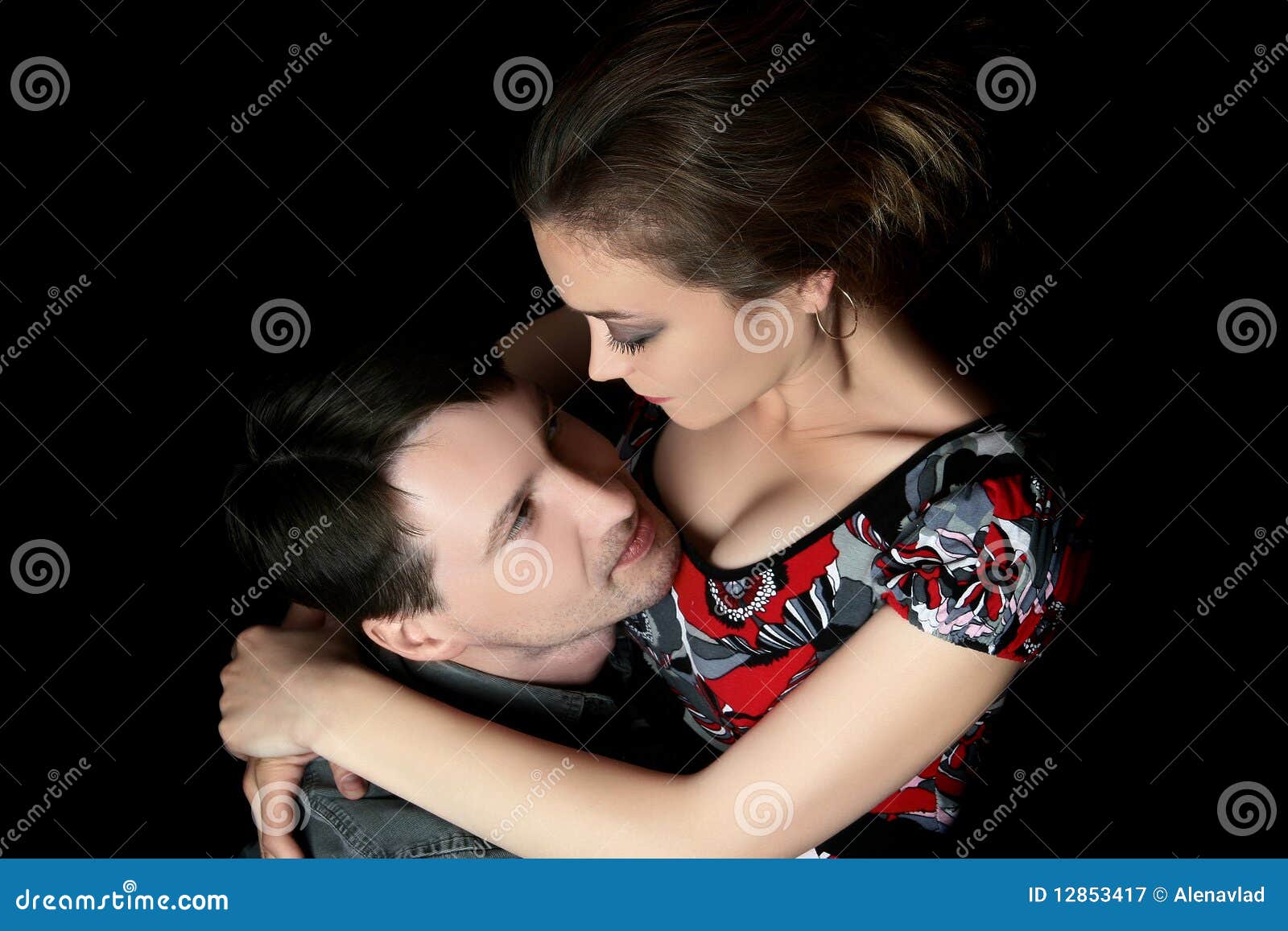 Romantic couple hugging. stock image. Image of attractive - 12853417
