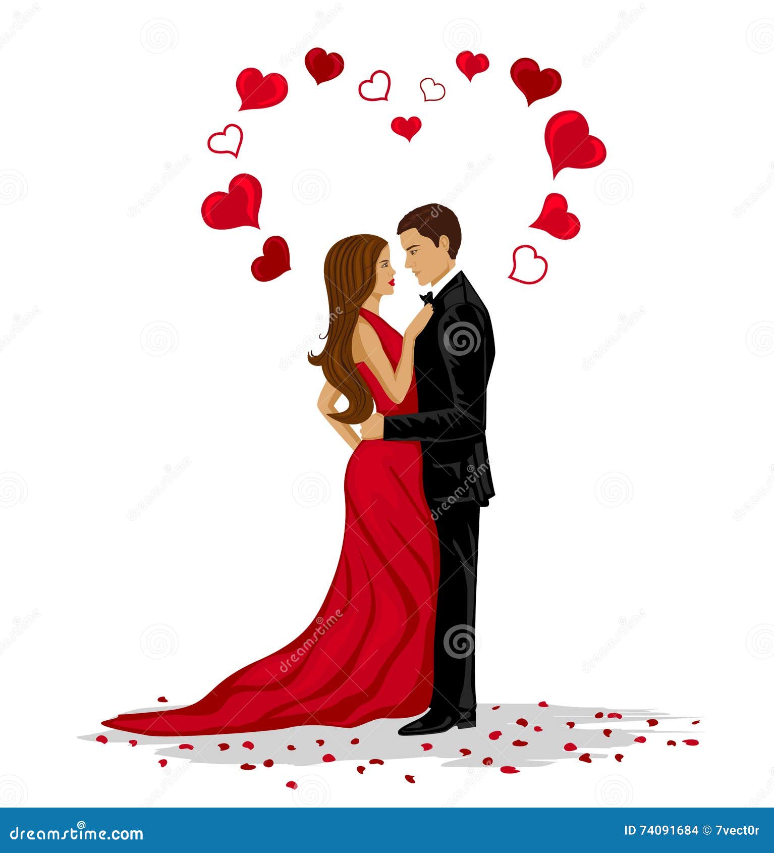 couple romantic vector Stock Vector Image & Art - Alamy