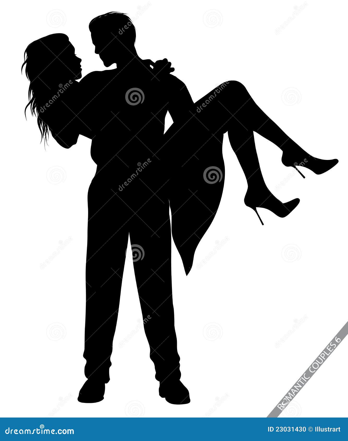 Romantic Couples Stock Vector Illustration Of Hugs Isolated 23031430