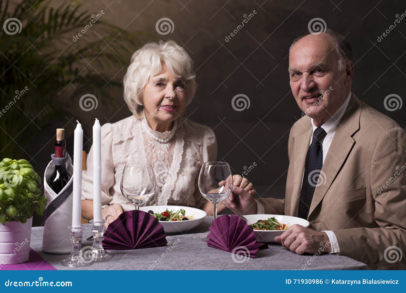 Romantic Dinner for a Special Occasion Stock Photo Image of interior