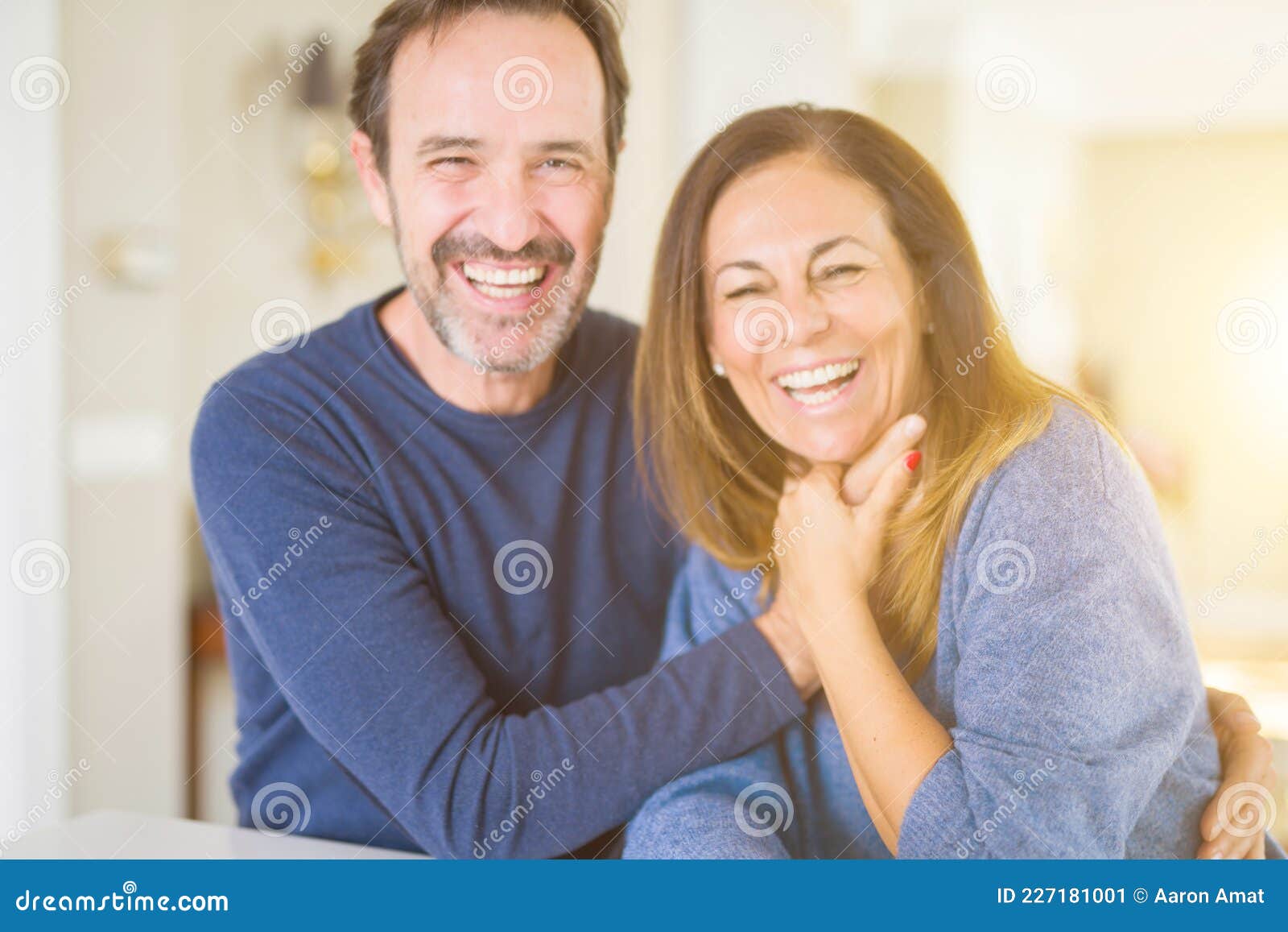 Romantic Middle Age Couple In Love At Home Stock Image Image Of Love Beautiful 227181001