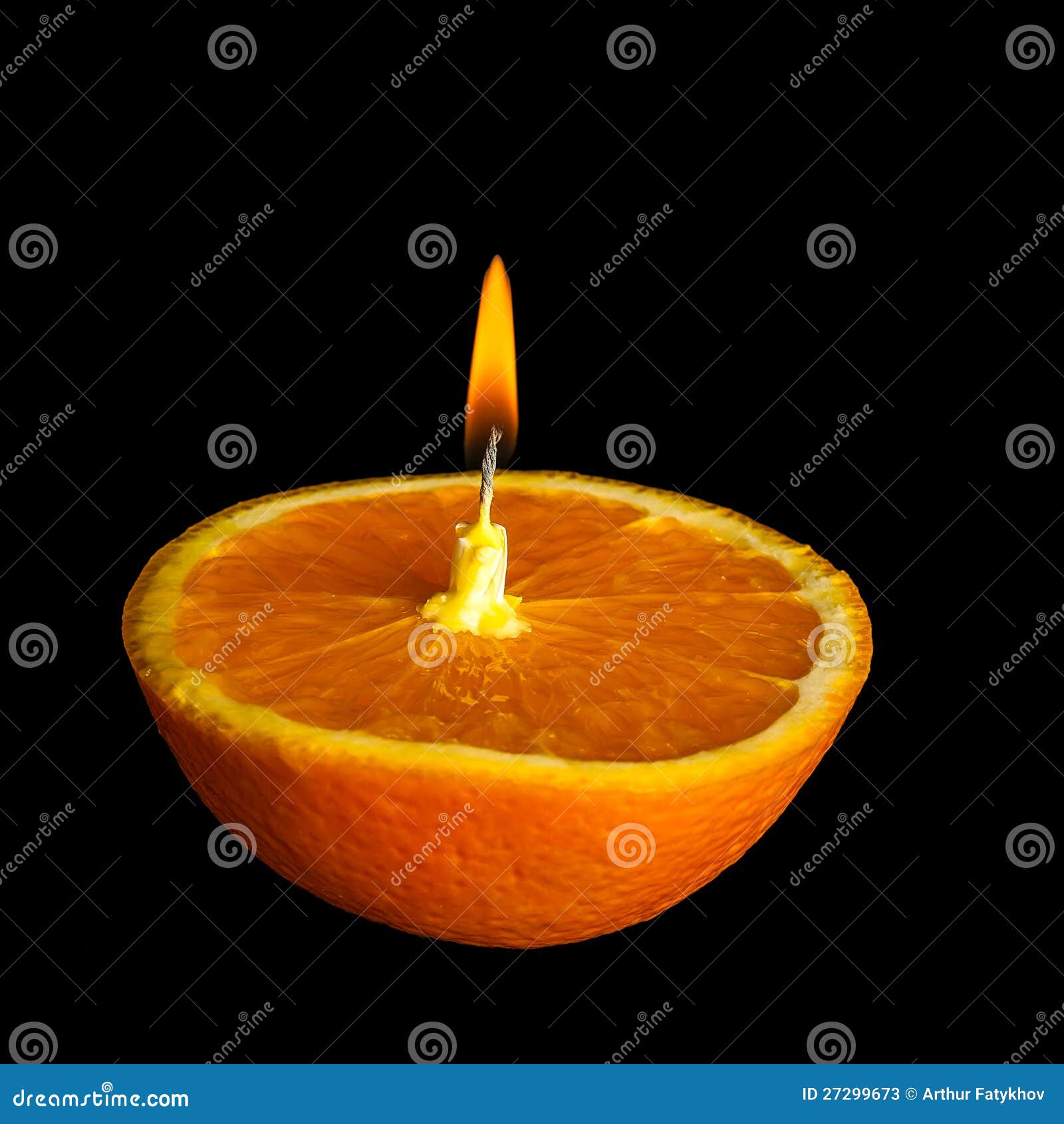 Romantic Orange shaped Candle Stock Image Image of candle, shape