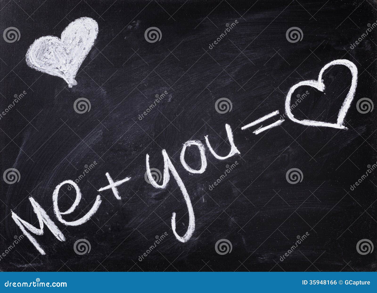 romantic text handwritten blackboard chalk valentines day 35948166