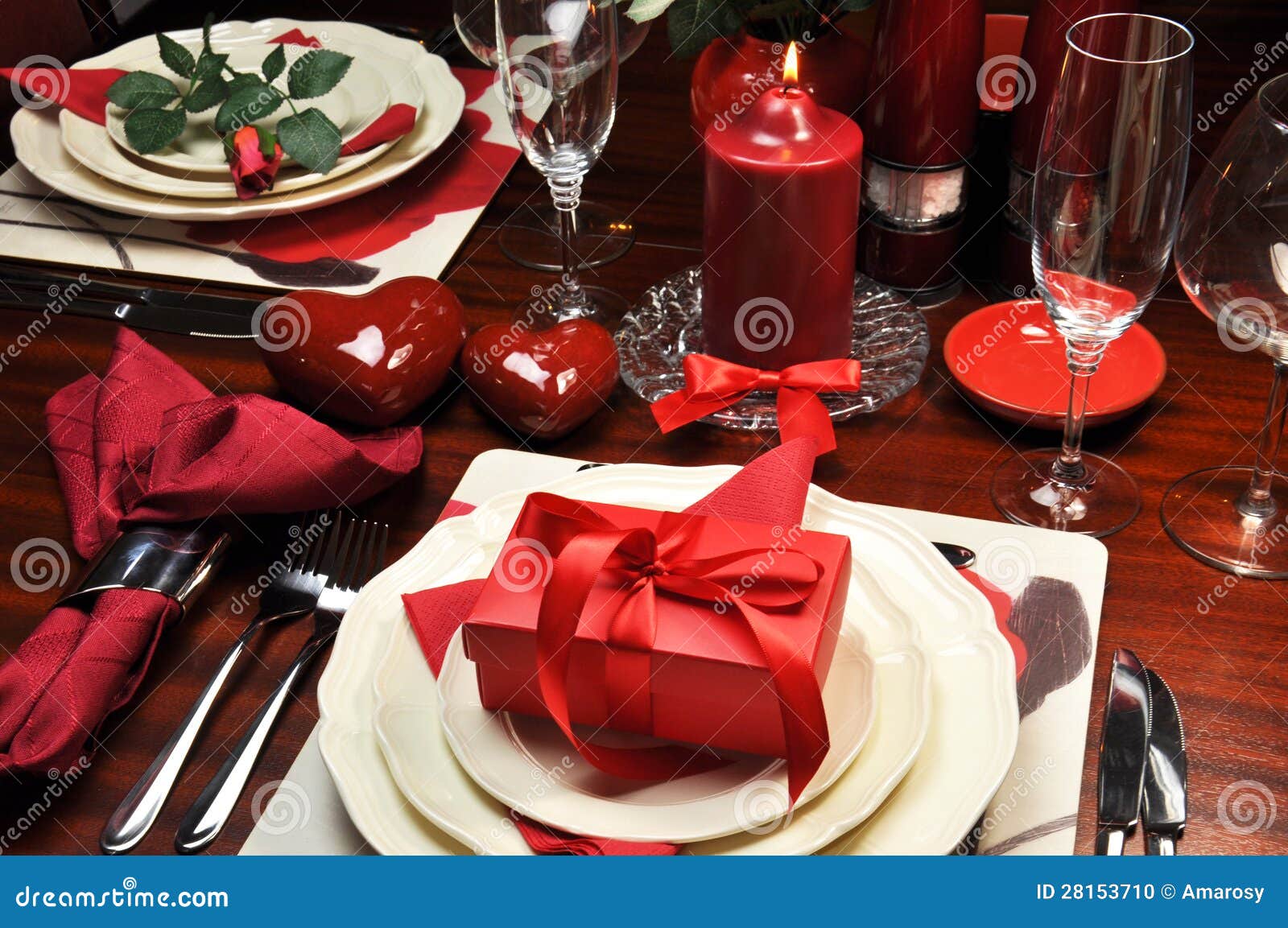 romantic valentine dinner for two