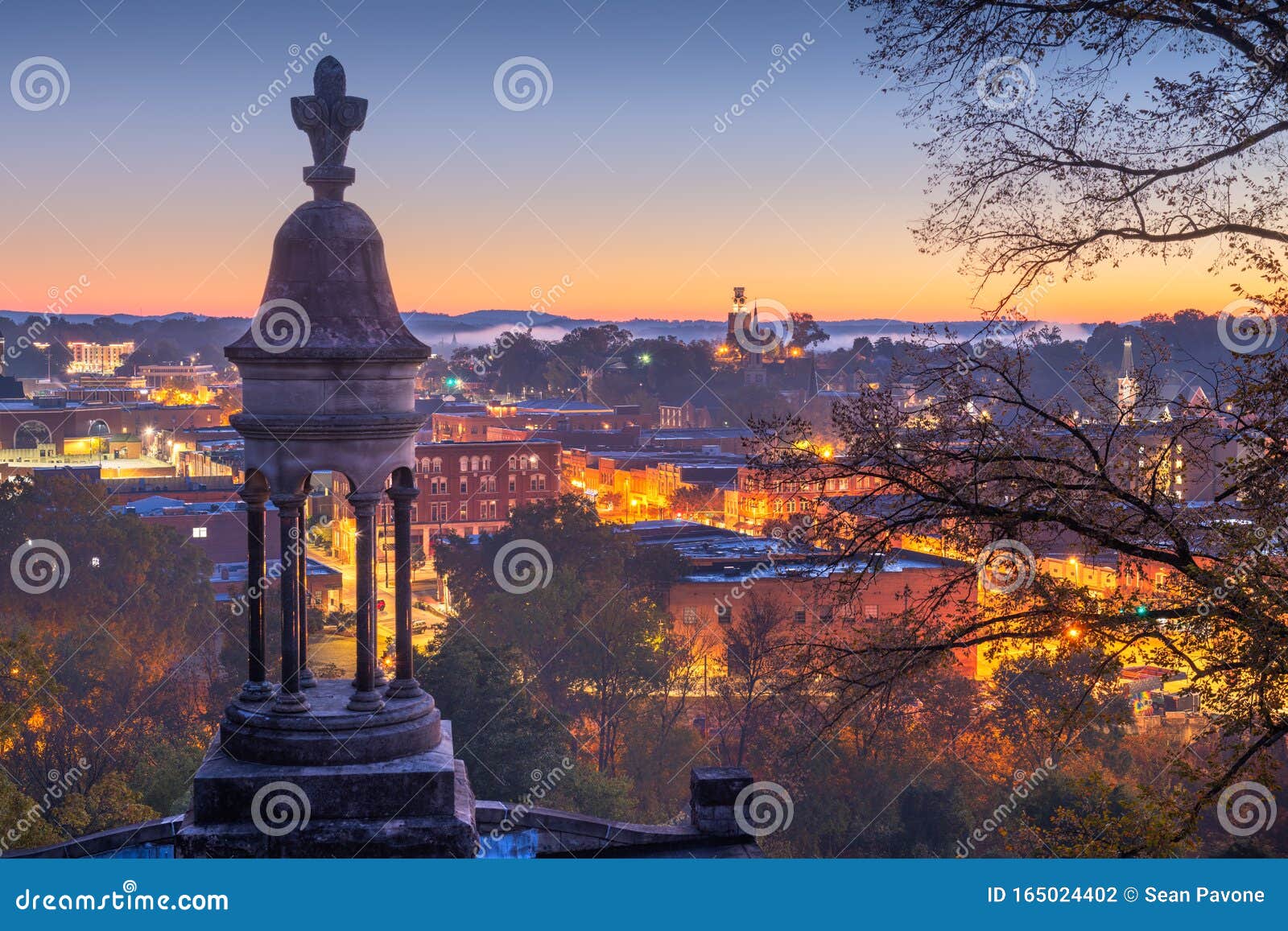 Rome, Georgia, USA Downtown Historic Cityscape Stock Photo - Image of