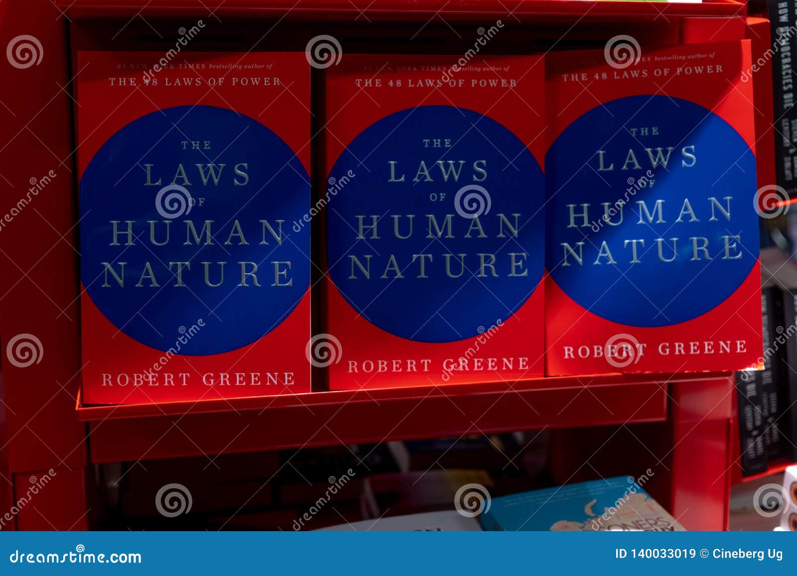 flise sej Evaluering The Laws of Human Nature Book Editorial Stock Image - Image of leisure,  bookshops: 140033019