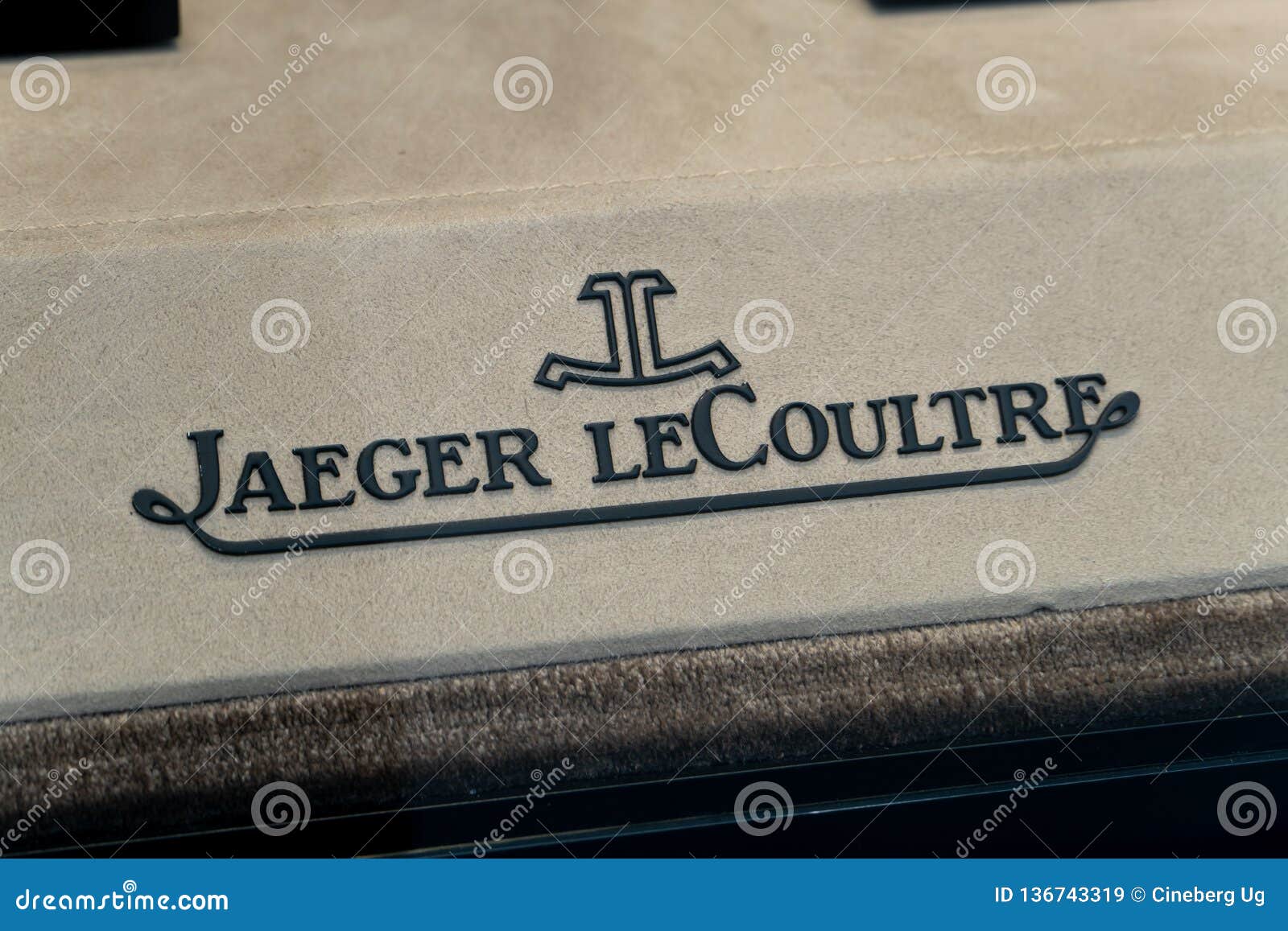 Jaeger Lecoultre Logo On Their Boutique In Vienna. Editorial Photo ...