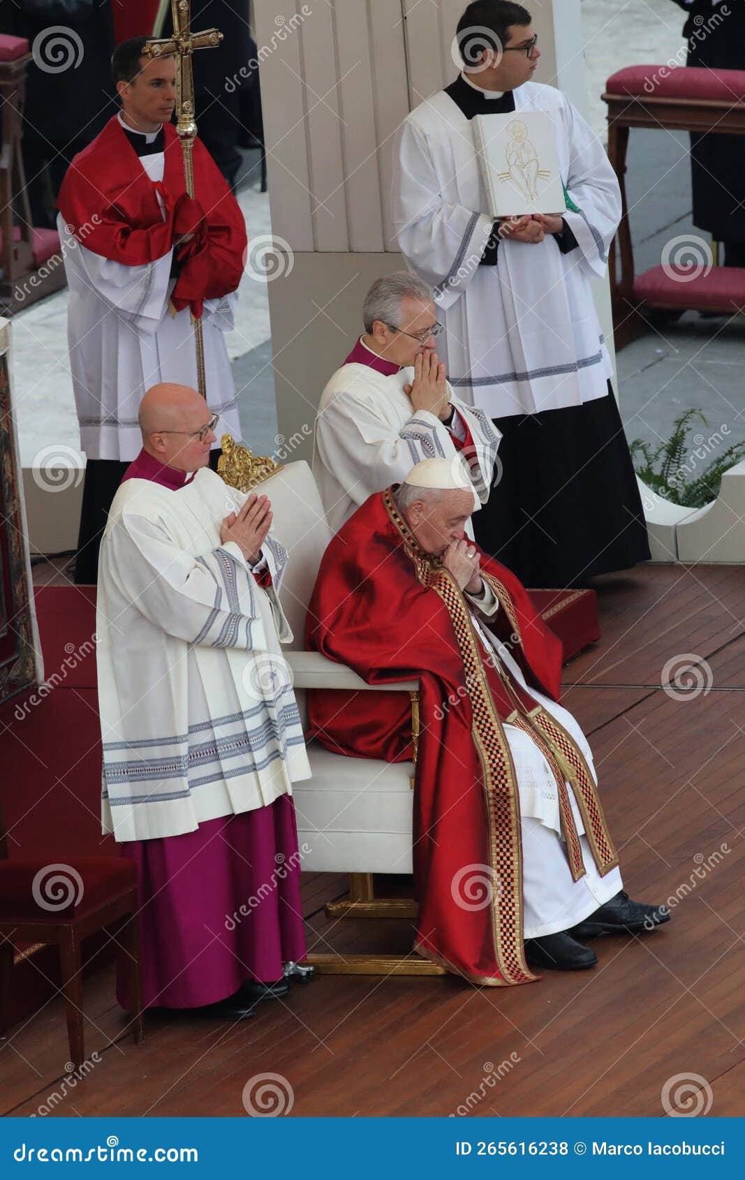 FUNERAL Of The POPE Pope Francis In St. Peter`s Basilica In The Vatican