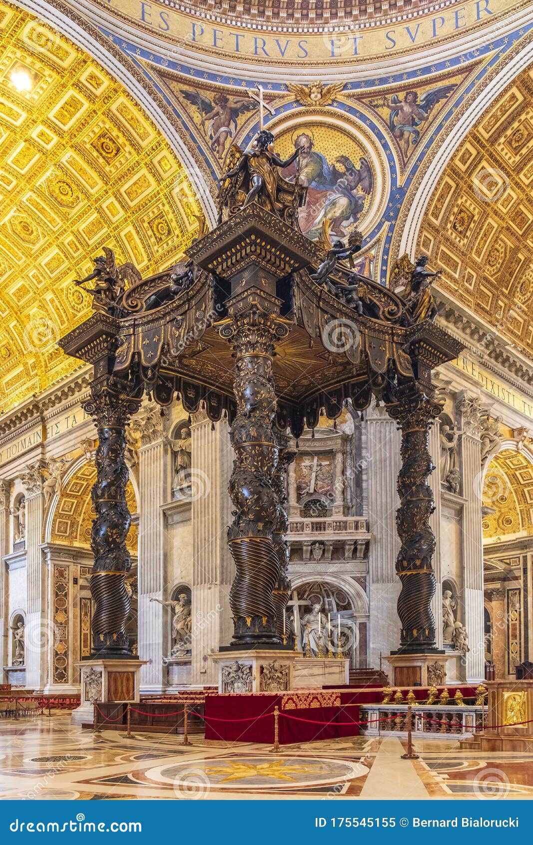 Baldacchino Di San Pietro Altezza Rome, Italy - St. Peter’s Baldachin - Baldacchino Di San Pietro - by