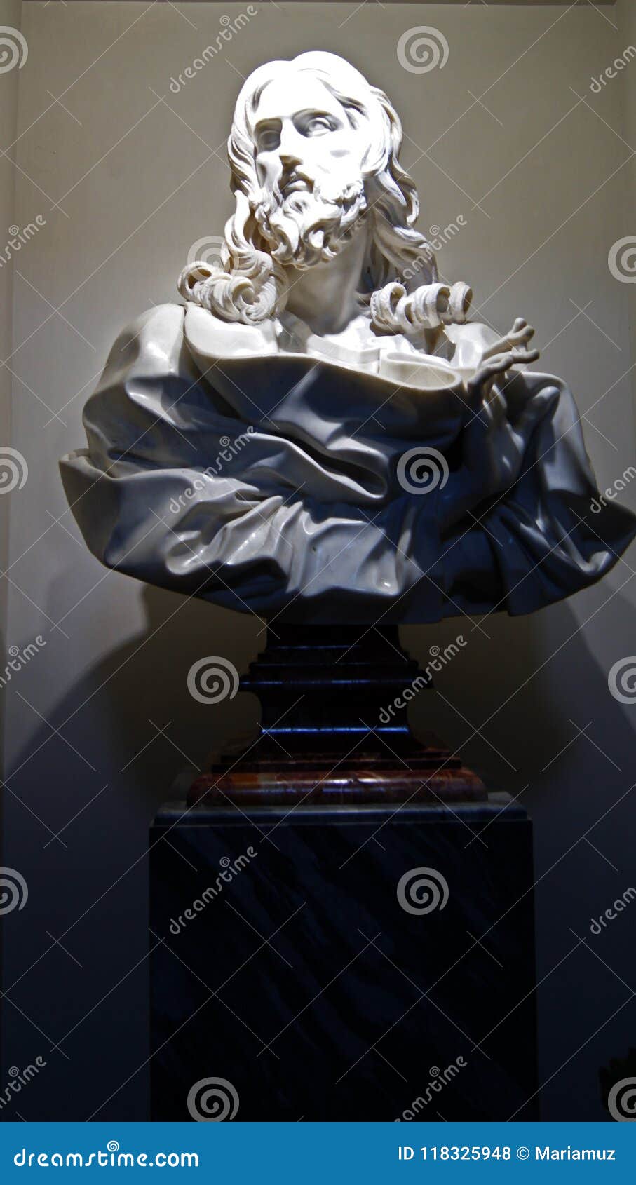 Rome Salvator Mundi Av Bernini Via Appia Antica Arkivfoto - Bild av ...