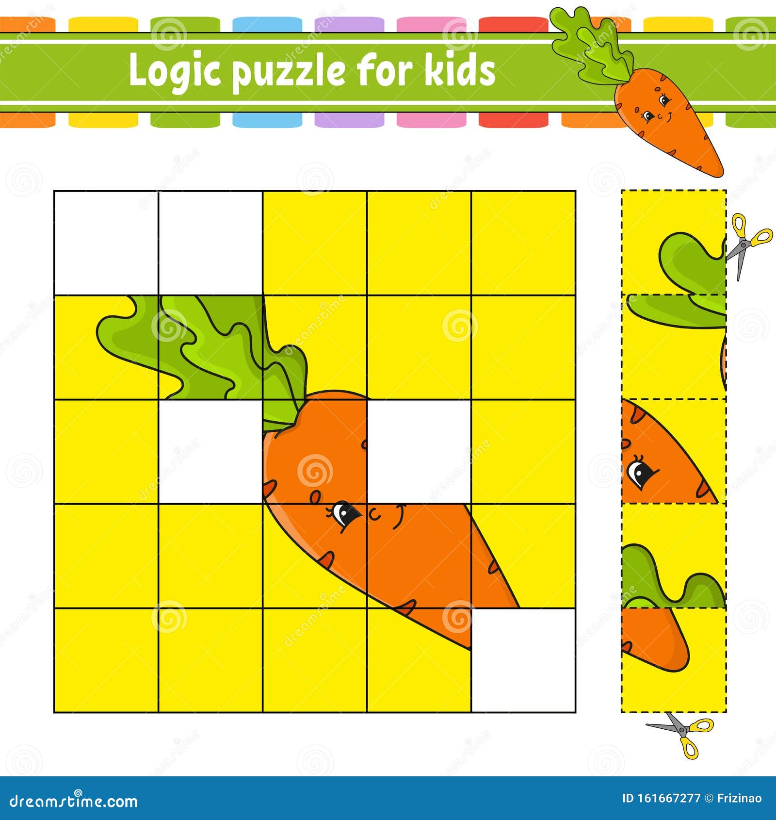 Rompecabezas Lógicos Para Los Niños Hoja De Trabajo De Desarrollo Educativo Juego De Aprendizaje Para Niños Página Actividad Para Ilustración del Vector - Ilustración de educativo, actividad: 161667277