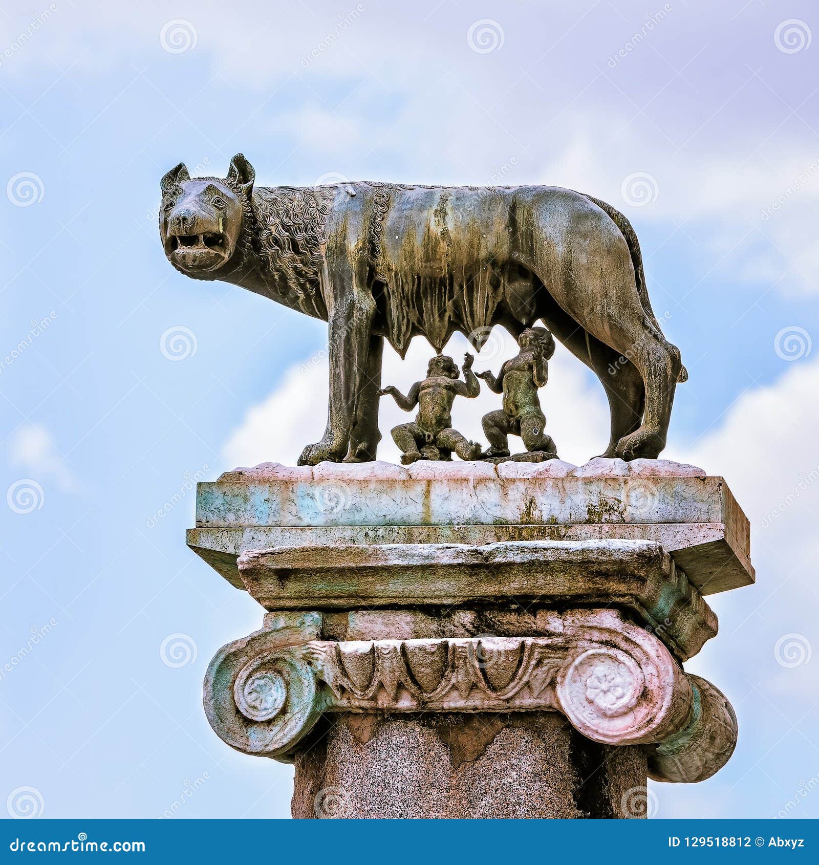 Romulus and Remus statue stock photo. Image of capitoline - 129518812