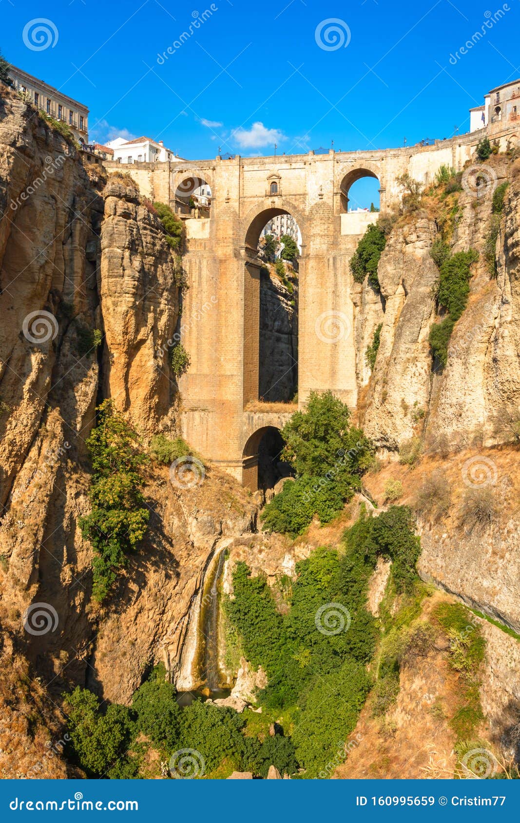 ronda andalucia malaga spain old bridge arch spanish architecture landmark