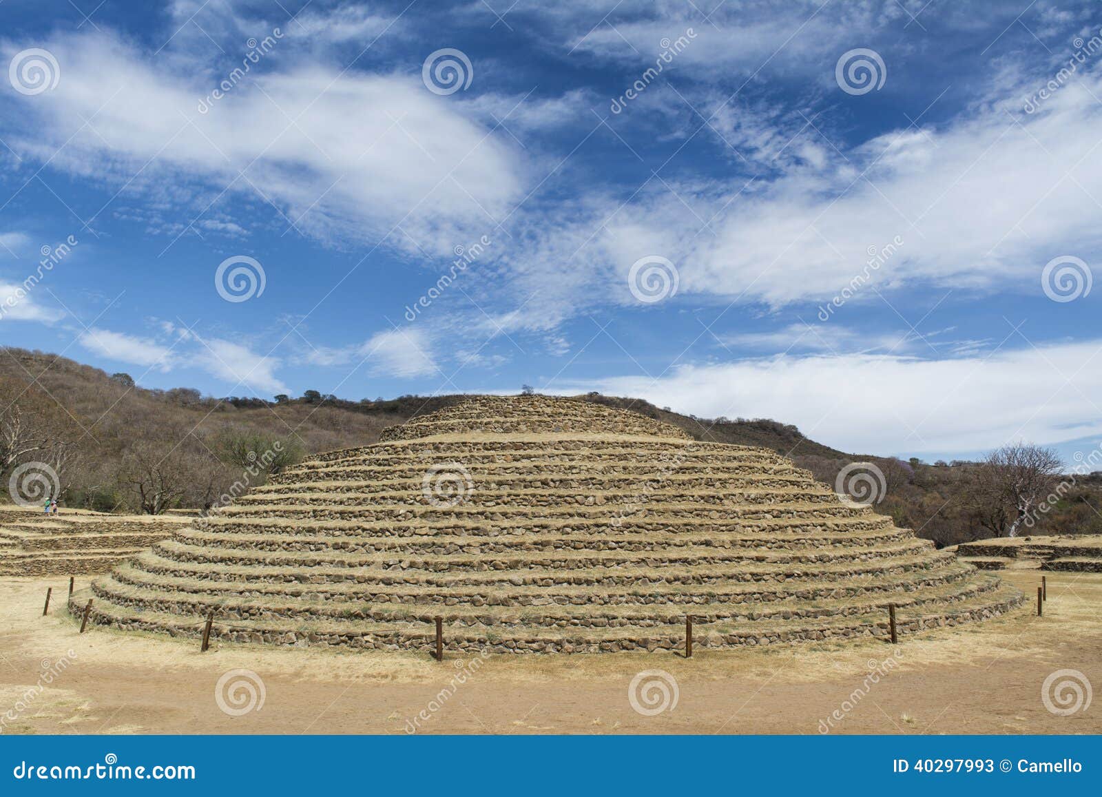 Roestig Beperken flexibel Ronde Piramide Guachimontones Stock Afbeelding - Image of guadalajara,  mexico: 40297993