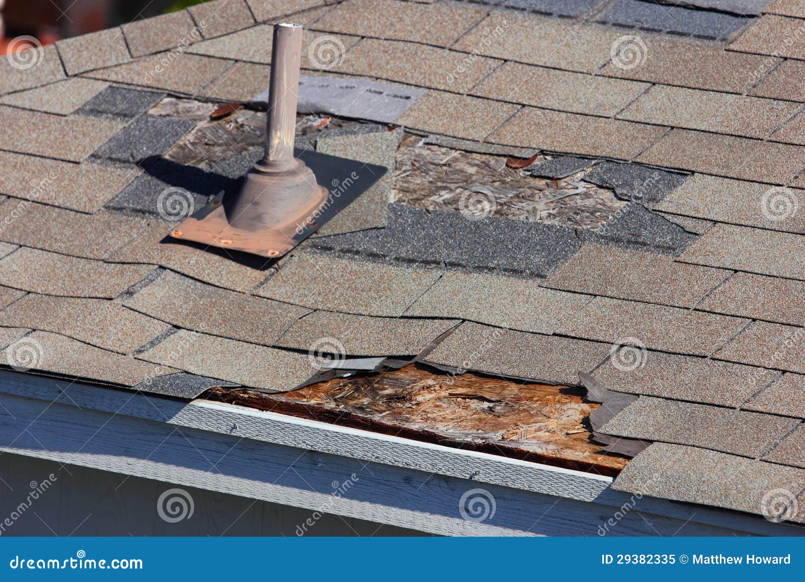 roof damage