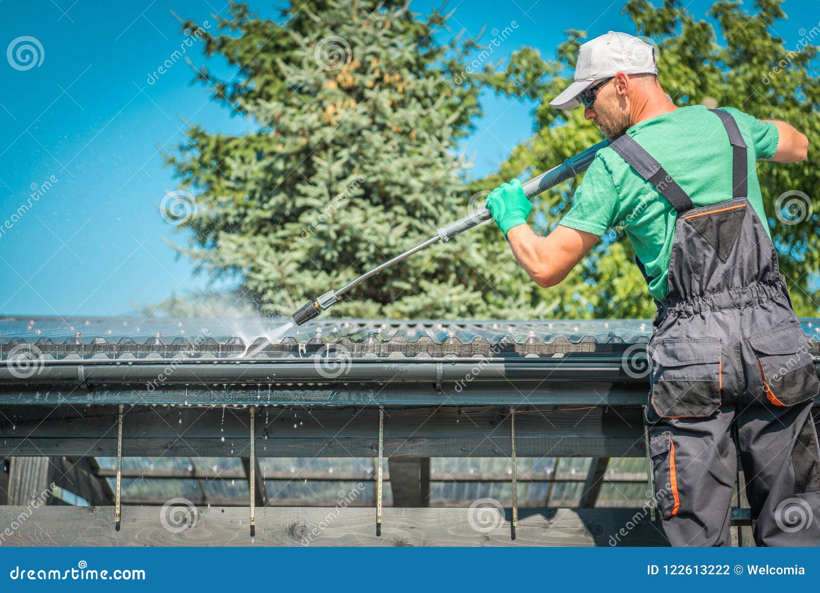 roof and gutters cleaning