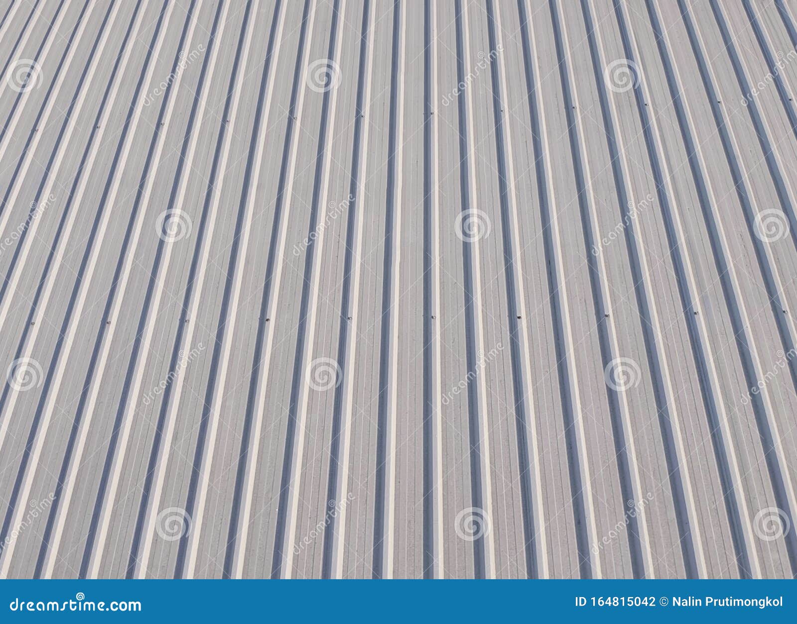 The Roof is Made of Grey Colored Metal Sheet Stock Photo - Image of ...