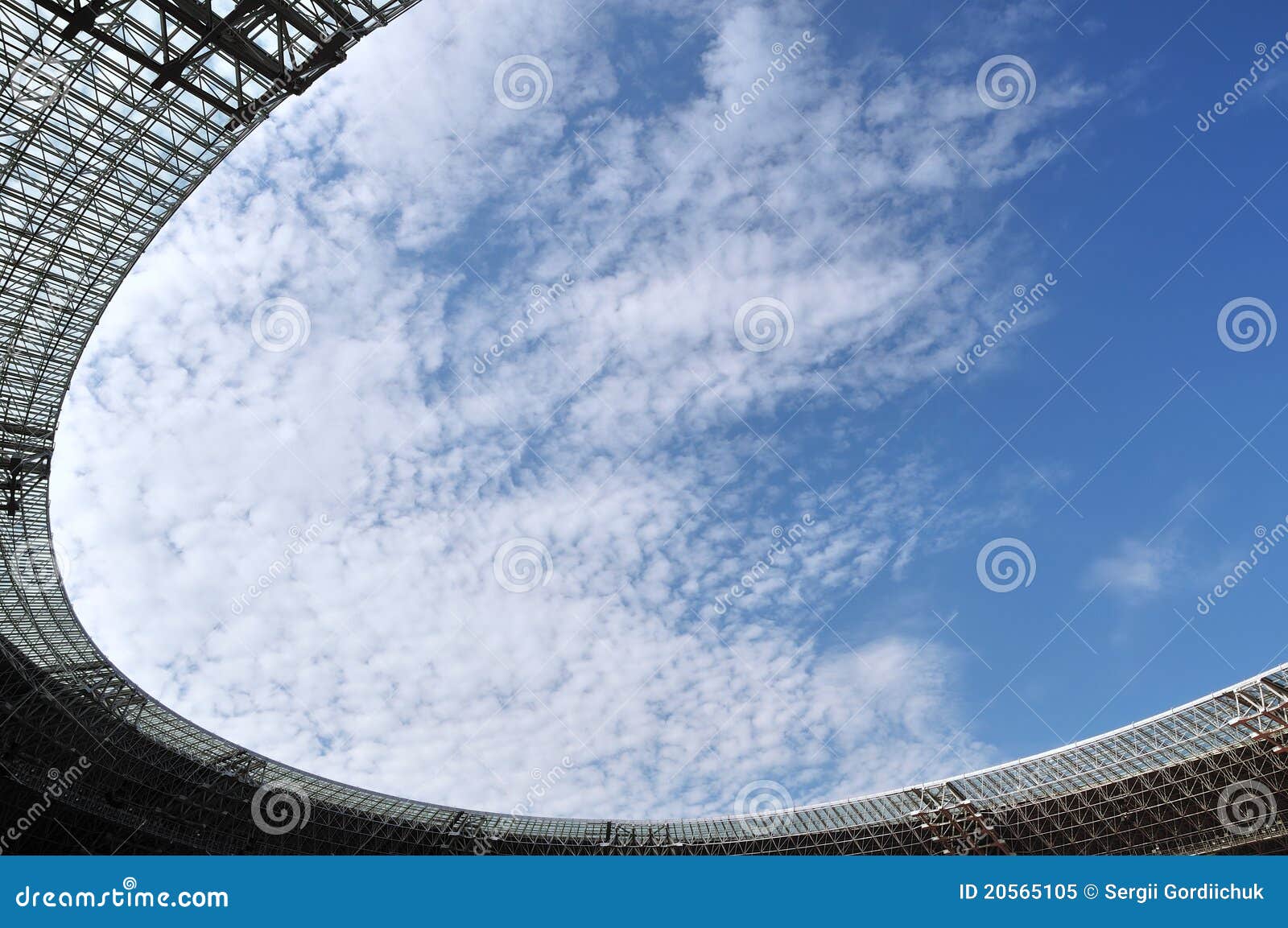 Roof of a soccer stadium stock image. Image of ukraine 20565105
