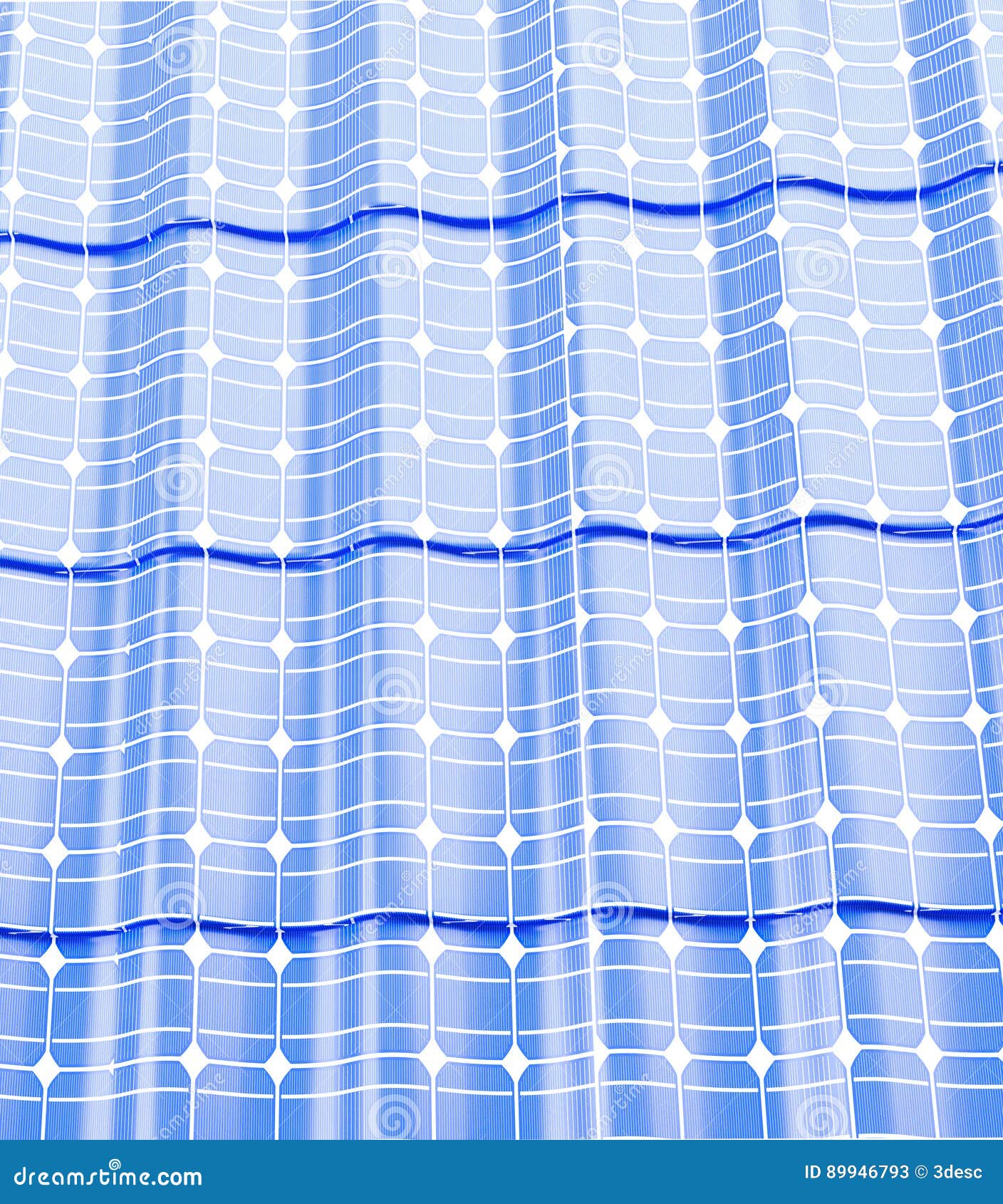 roof solar panels on a white background 3d 