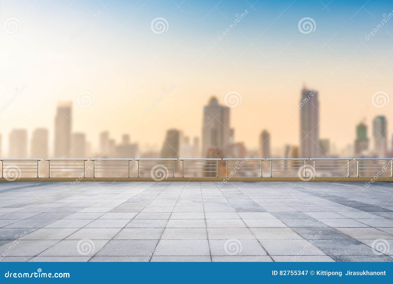 City Rooftop Background