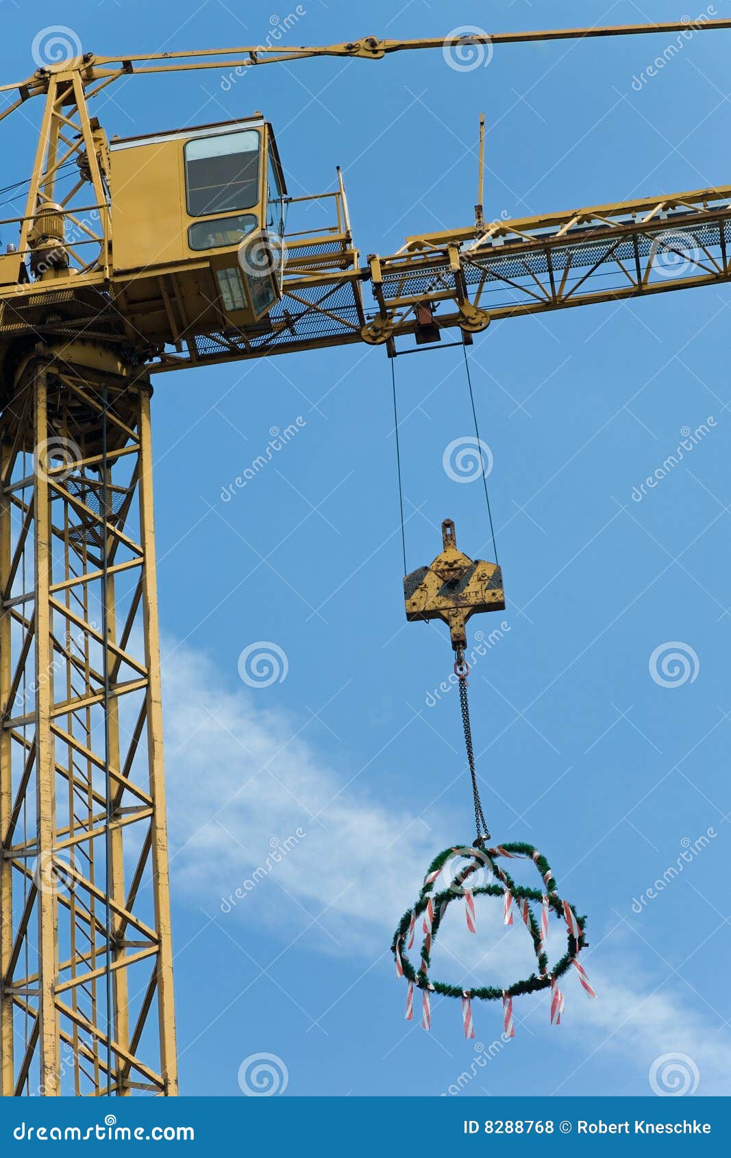 Roofing ceremony stock photo. Image of wreath, roofing 8288768