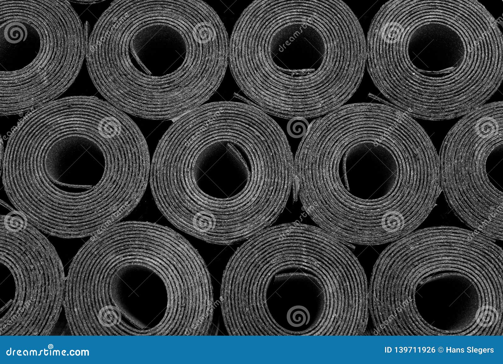 roofing felt. rolls of bitumen