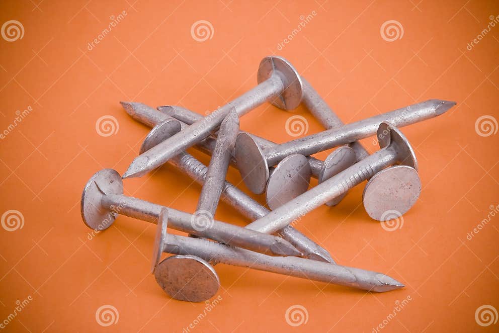 Roofing nails stock photo. Image of closeup, housing, carpentry 3668664